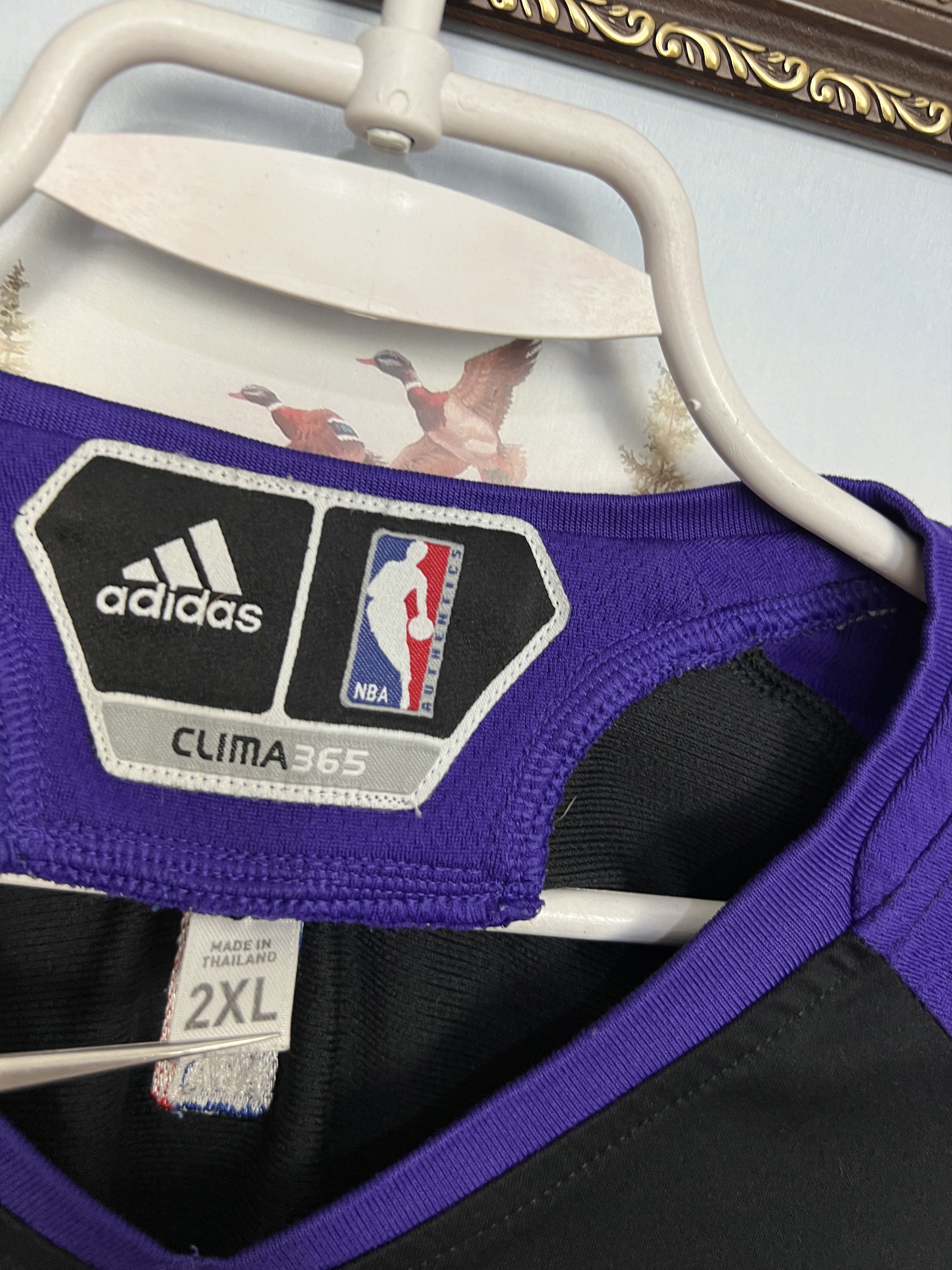 Adidas LA Lakers Warm Up Sweatshirt Bryant Player Issue Crewneck Size US XXL / EU 58 / 5 - 4 Thumbnail