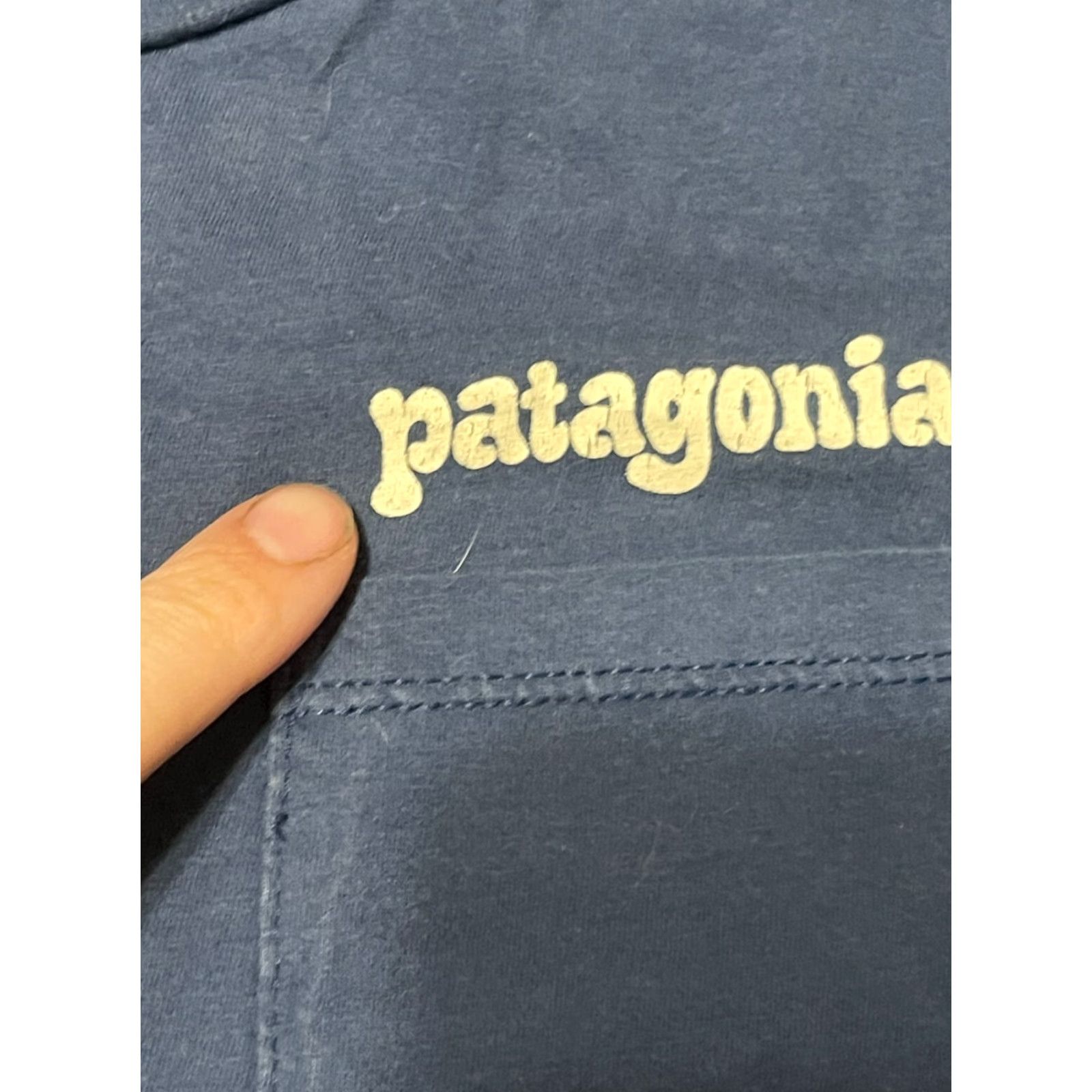 Patagonia Patagonia Shirt Mens Size Medium Blue Regular Fit Pocket Crew Neck Short Sleeve T-Shirt Graphic Print Size US M / EU 48-50 / 2 - 4 Thumbnail