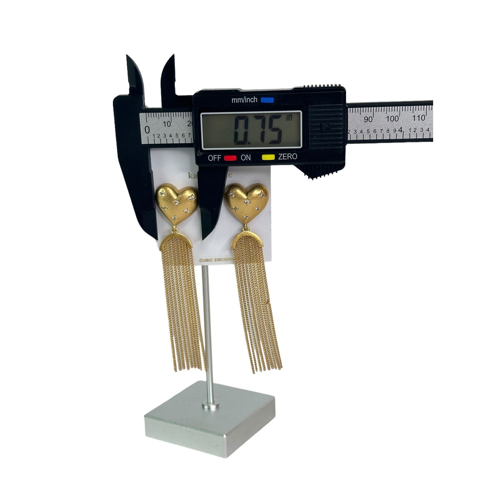 Kate Spade Kate Spade New York My Precious Heart Fringe Long Earrings Size ONE SIZE - 6 Thumbnail