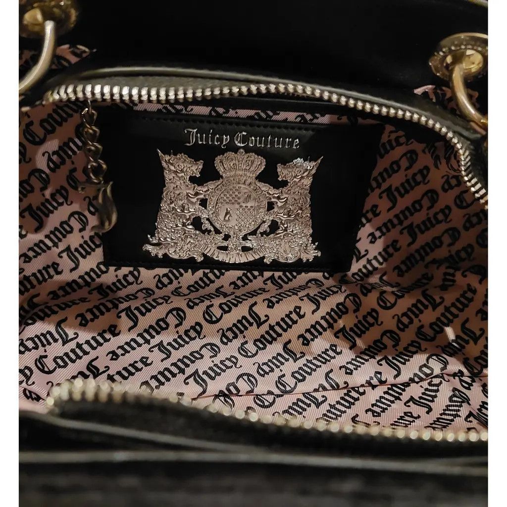 Juicy Couture Juicy Couture black velvet Scottish Terrier handbag vintage Size ONE SIZE - 11 Thumbnail