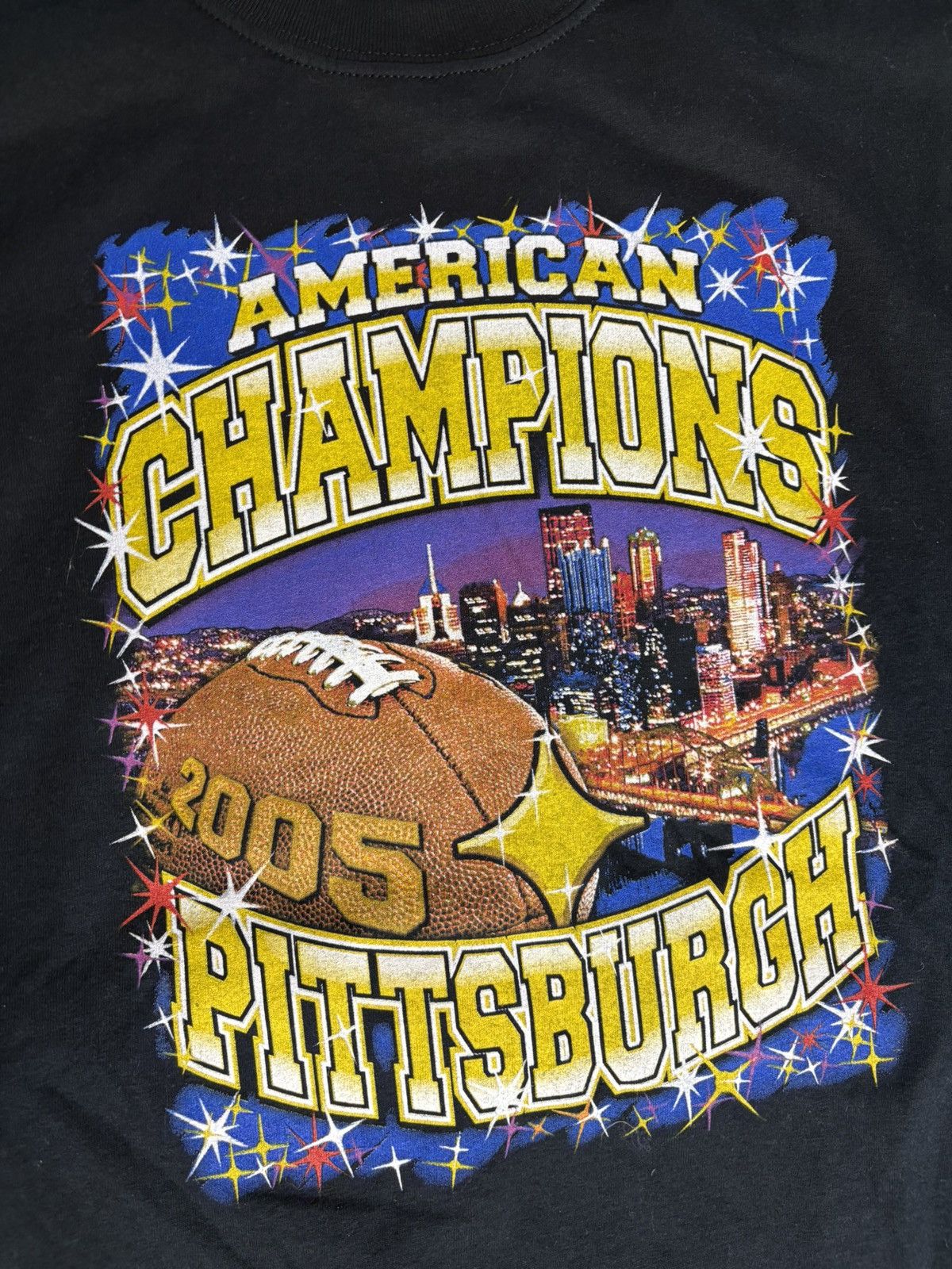 NFL × Vintage Vintage 2005 Pittsburgh Steelers American Champions t-shirt Size US XL / EU 56 / 4 - 3 Thumbnail