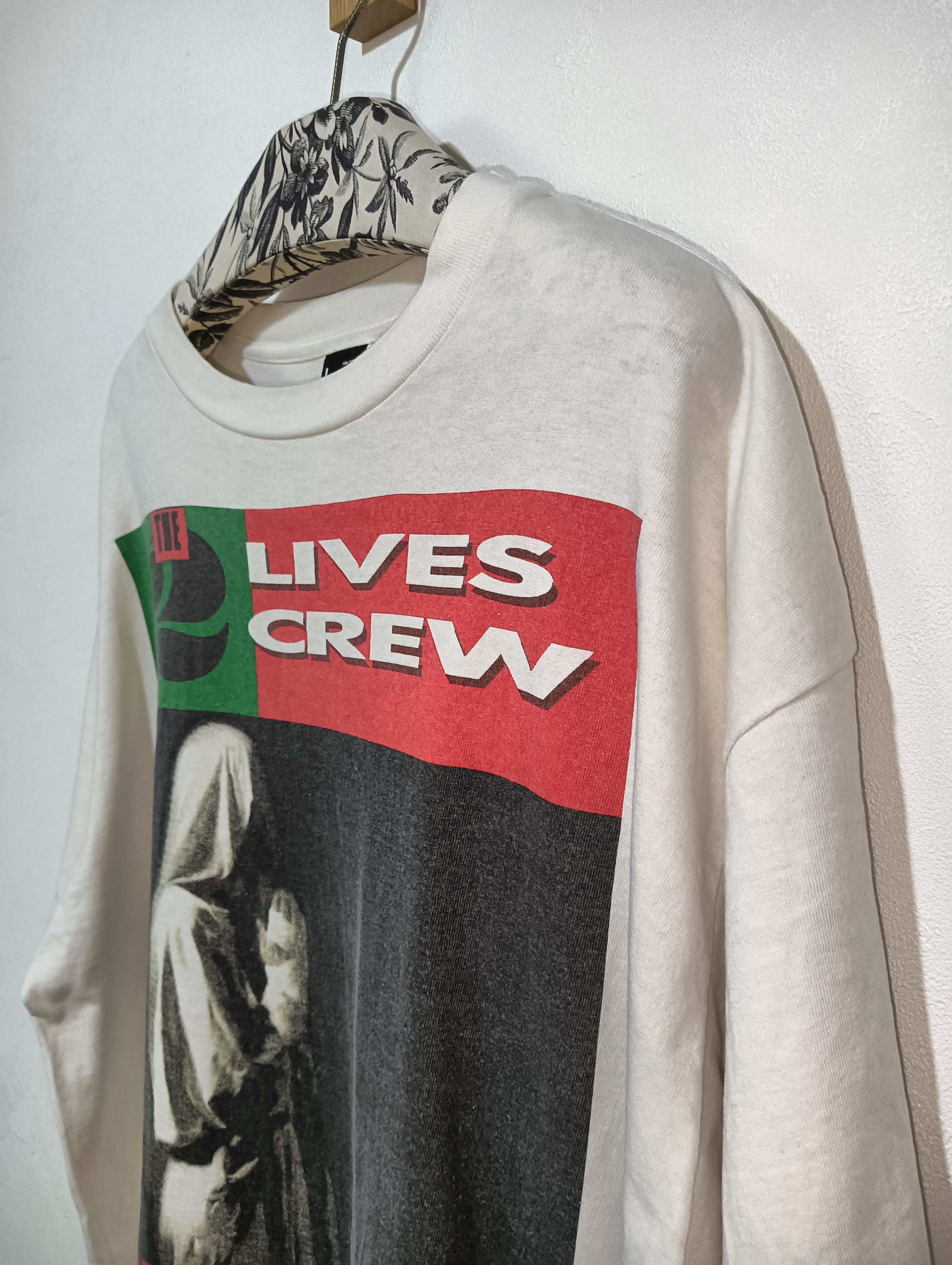 DENIM TEARS × Saint Michael 2 Lives Crew Tee Size US L / EU 52-54 / 3 - 3 Thumbnail