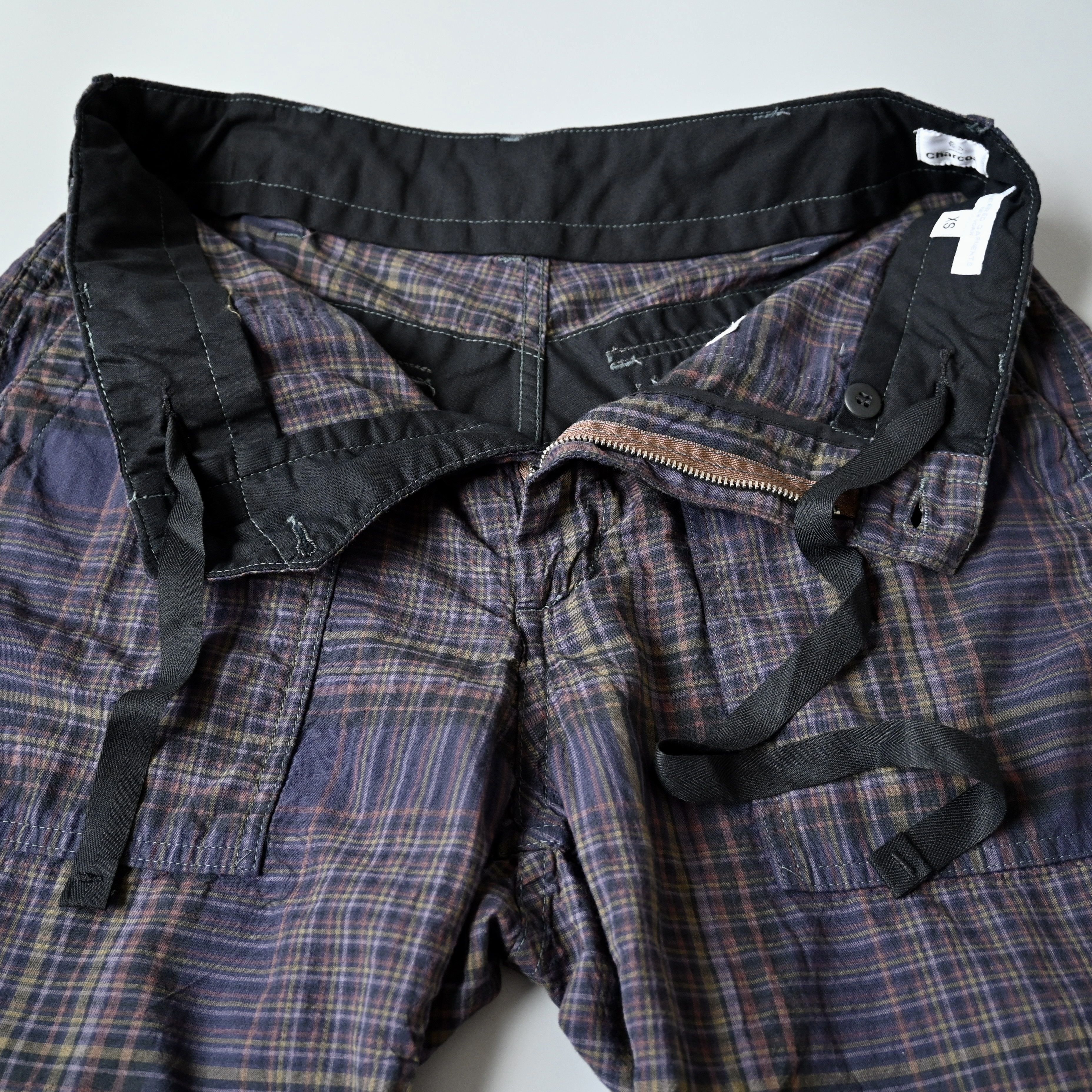 Engineered Garments UNUSED, Engineered Garments fatigue shorts, brown plaid, XS Size US 30 / EU 46 - 6 Thumbnail