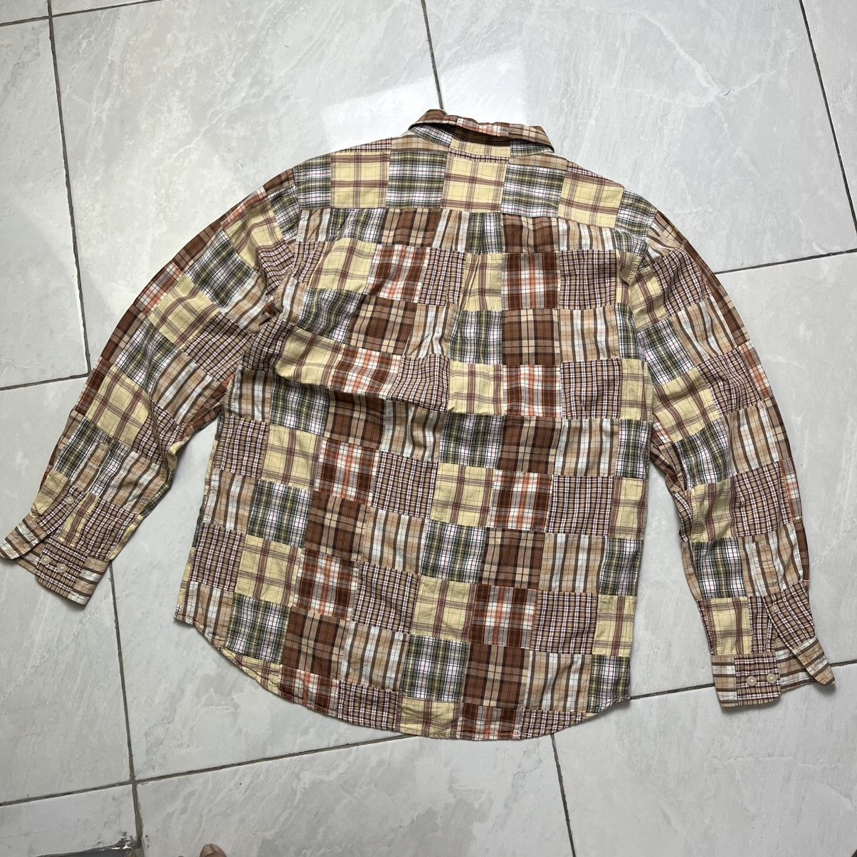 Lucky Brand Patchwork button ups shirt by lucky brand Size US L / EU 52-54 / 3 - 4 Thumbnail