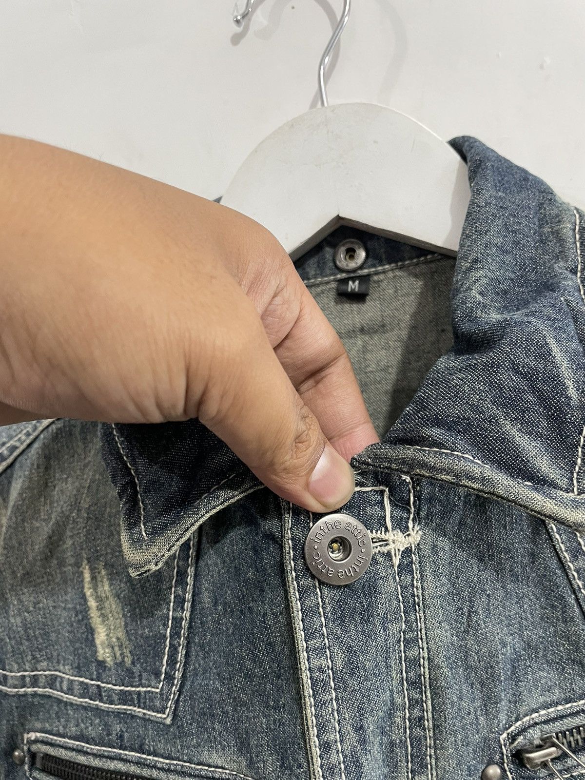 In The Attic 2000s in the attic japan bono denim jacket Y2k style Size US S / EU 44-46 / 1 - 5 Thumbnail