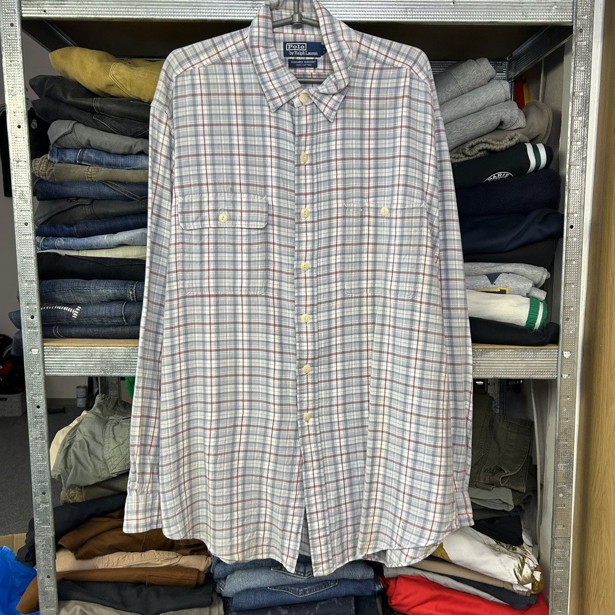 Polo Ralph Lauren Vintage Polo Ralph Lauren 90’s america style overshirt Size US L / EU 52-54 / 3 - 1 Thumbnail