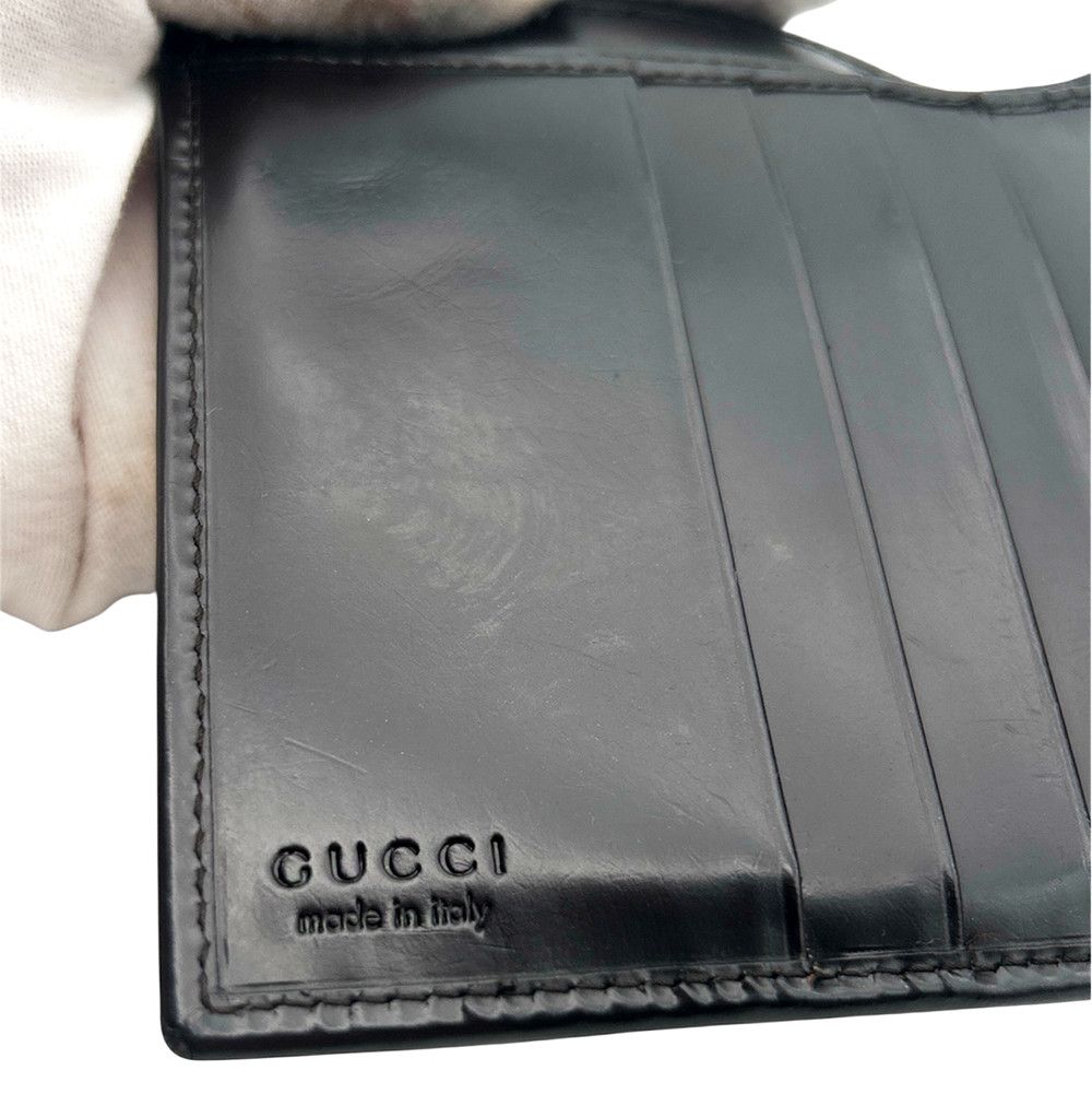 Gucci Gucci Leather Wallet Brown Size ONE SIZE - 15 Thumbnail