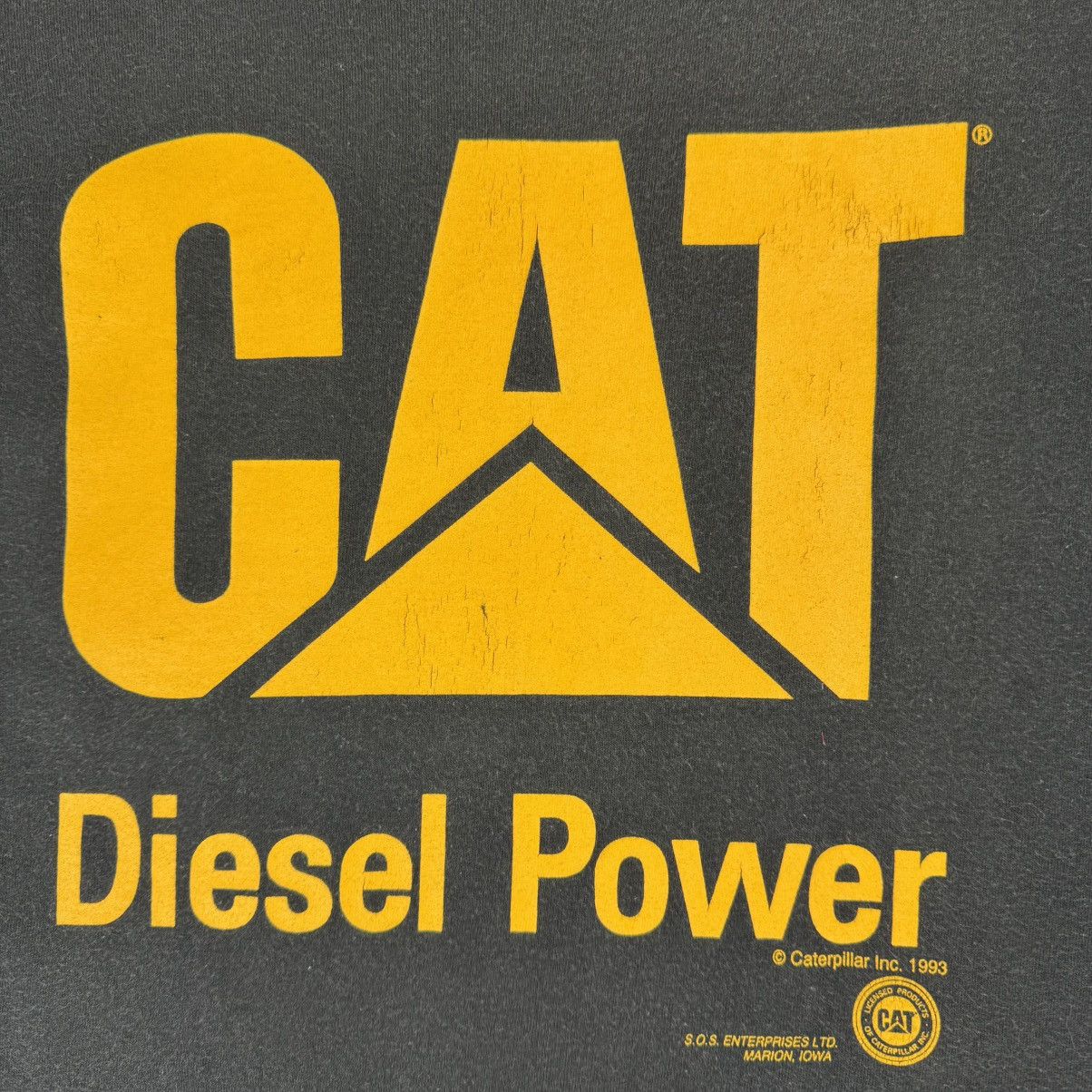 Caterpillar Vintage 90’s Faded Caterpillar "Diesel Power" T-shirt Size US M / EU 48-50 / 2 - 6 Thumbnail
