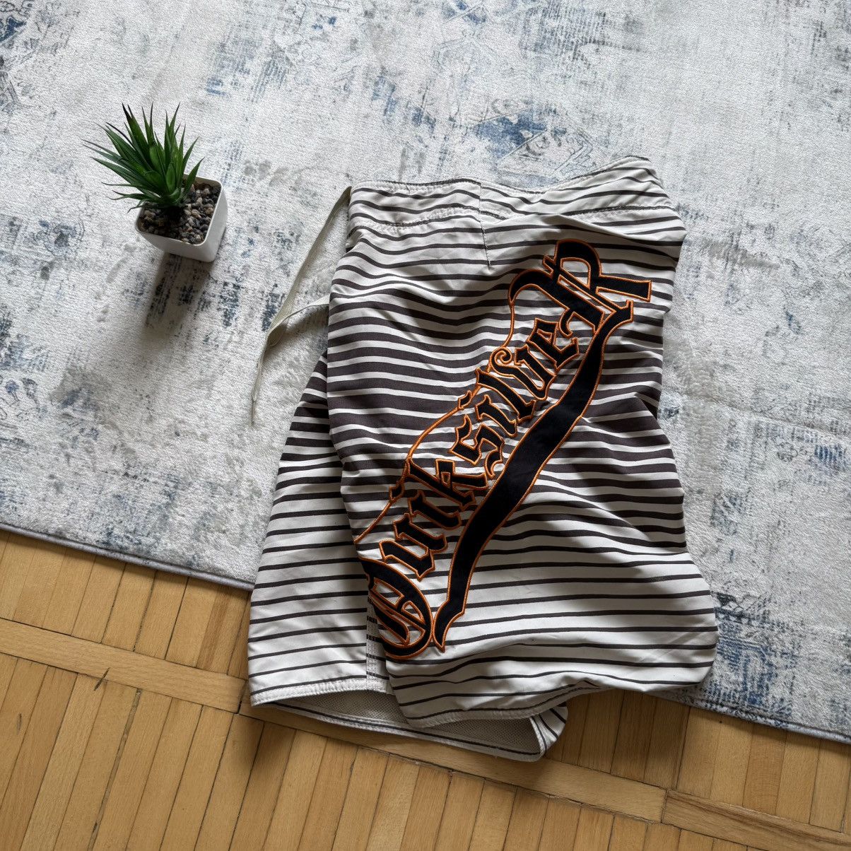 Quiksilver 📌 Vintage Y2K Quiksilver Surfing BoardShorts Embroidered Size US 36 / EU 52 - 3 Thumbnail