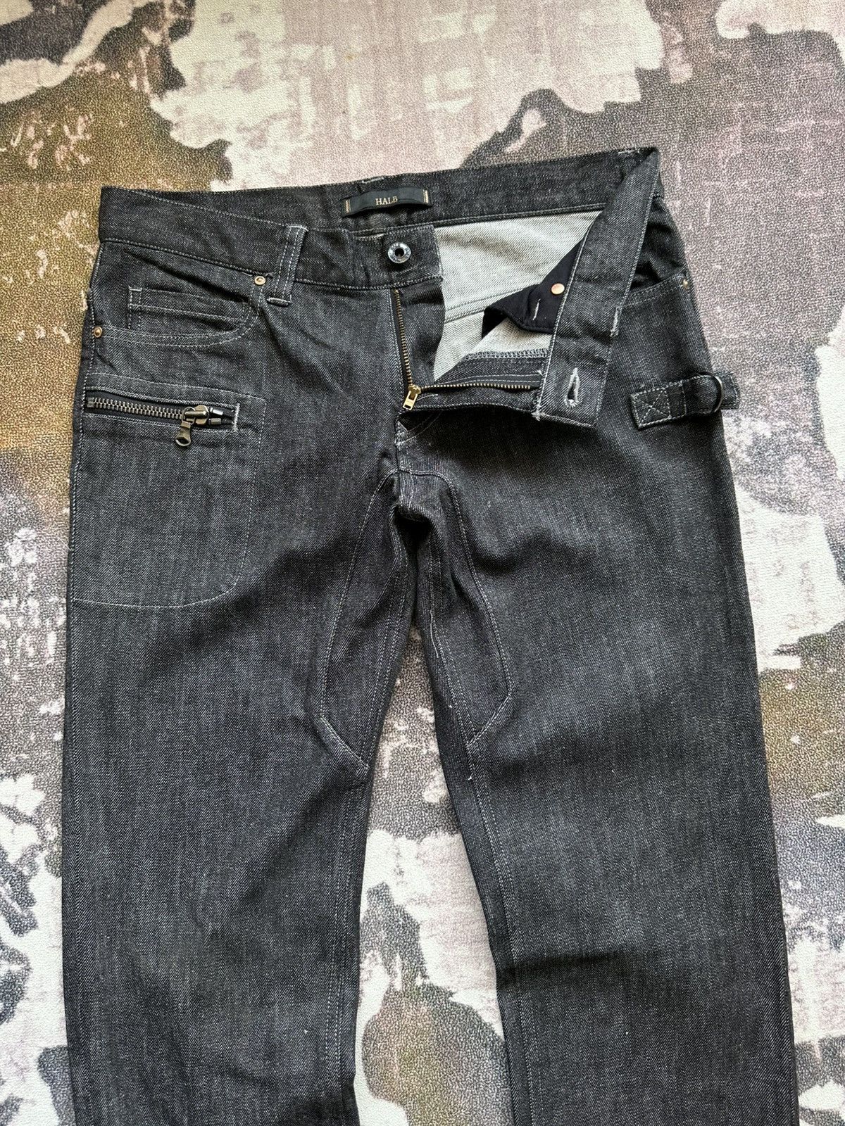 Tete Homme 2010’s HALB by Tete Homme new era hybrid black denim Size US 33 - 6 Thumbnail