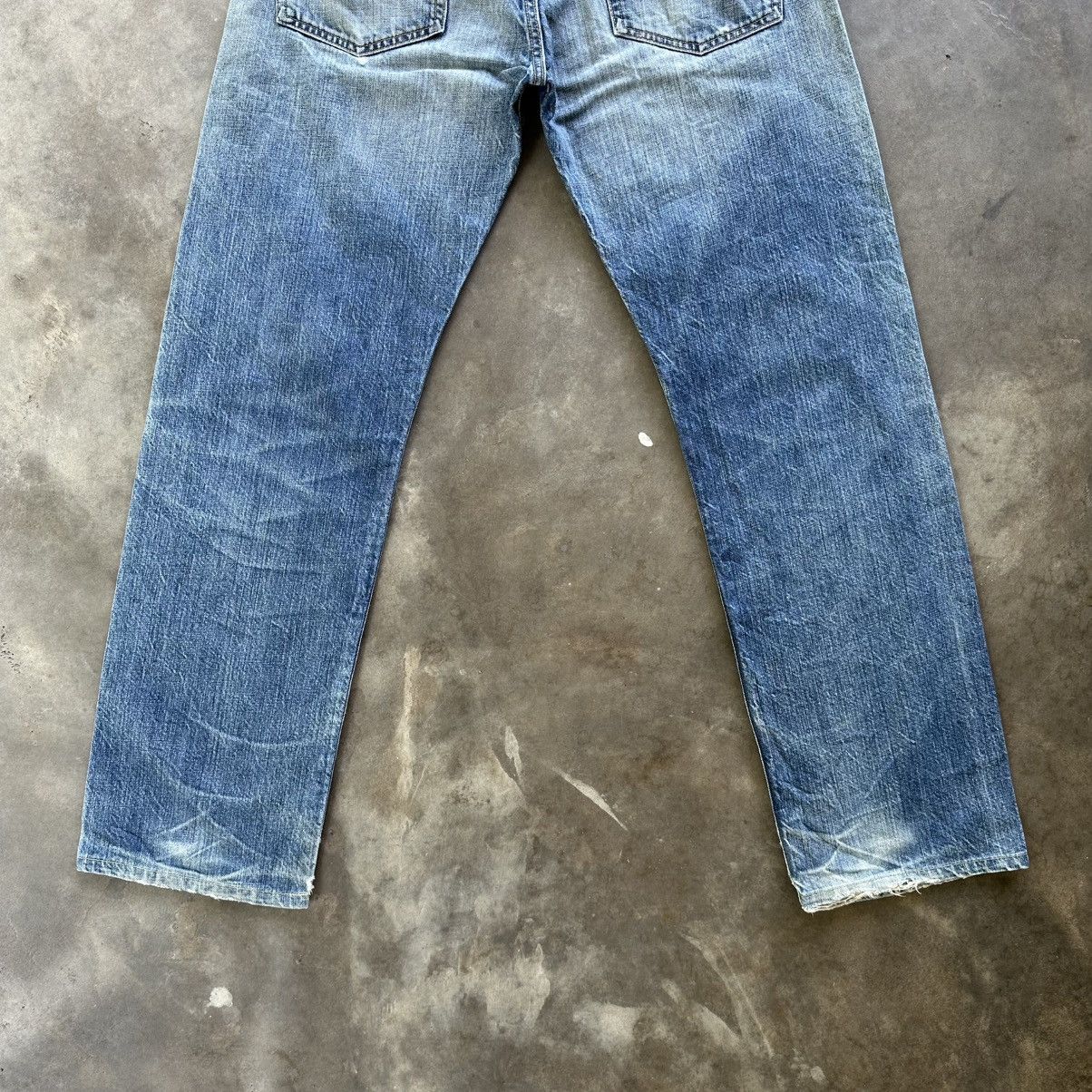 Japanese Brand Vintage Levi’s 501 Distressed Faded Denim Jean Pant W32 Size US 32 / EU 48 - 11 Thumbnail