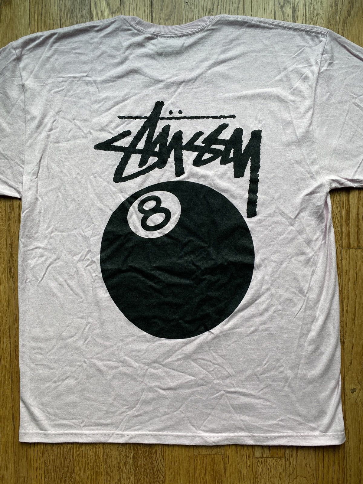 Stussy Stussy 8 Ball Tee Light Pink Size XL Size US XL / EU 56 / 4 - 5 Thumbnail