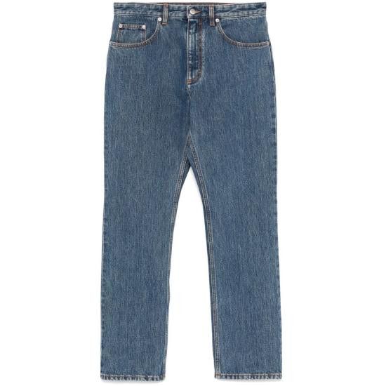 Bally BALLY Men Denim Pants MTR03I CO334 U518 BLUE Size US 34 / EU 50 - 1 Thumbnail