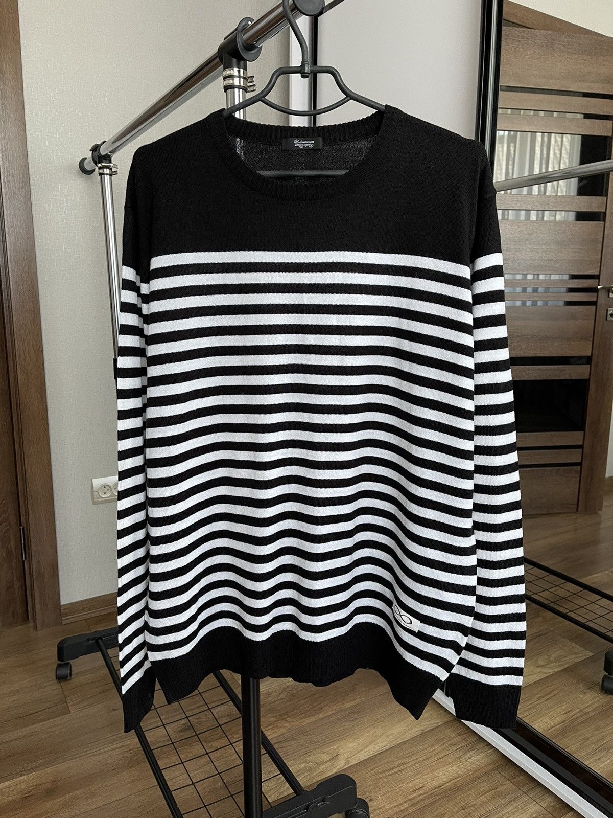 Japanese Brand Undercover Underman Knit Striped Sweater Japan Size US L / EU 52-54 / 3 - 3 Thumbnail