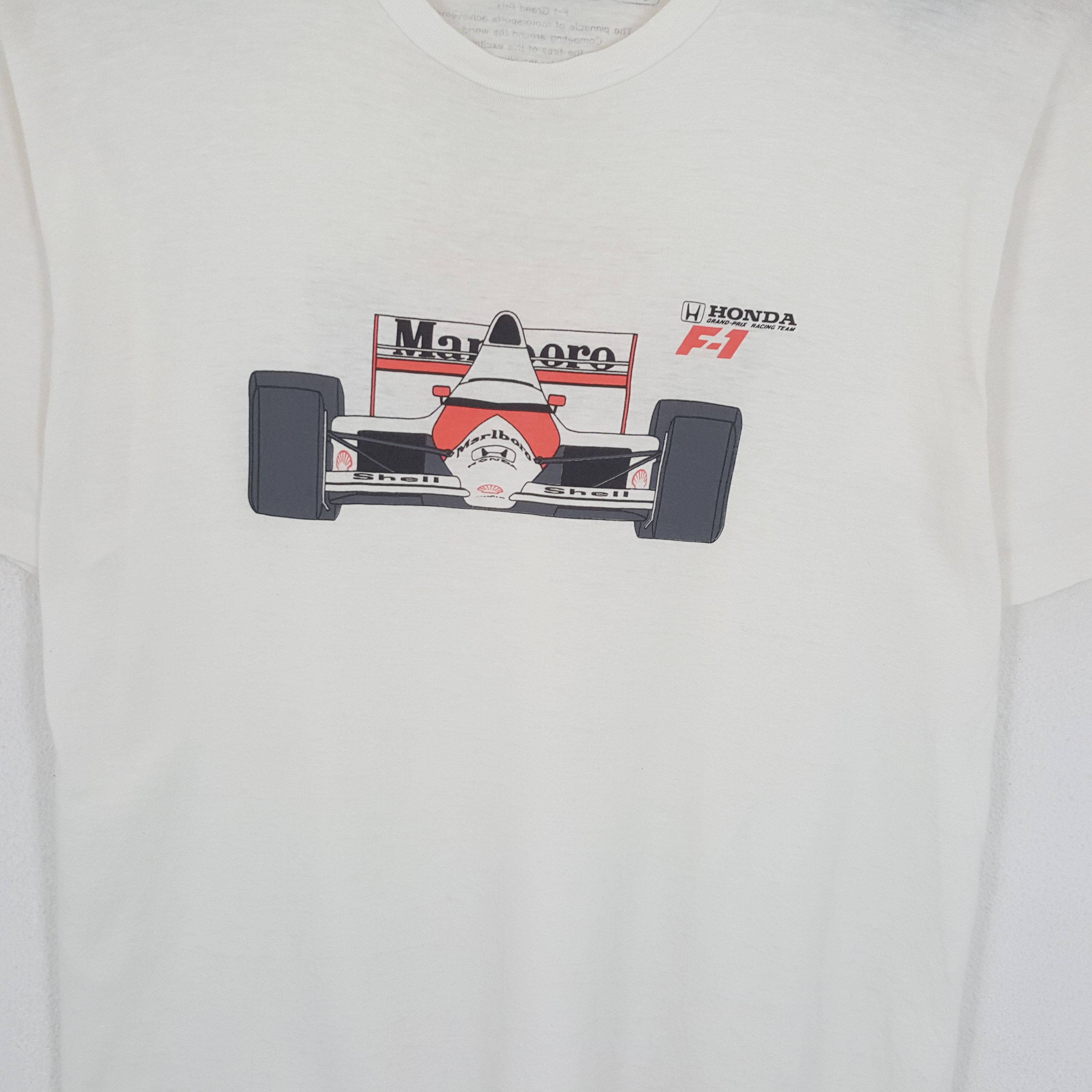 Honda × Marlboro × Vintage HONDA F1 MARLBORO Formula One Racing Vintage Tshirt Size US L / EU 52-54 / 3 - 2 Thumbnail