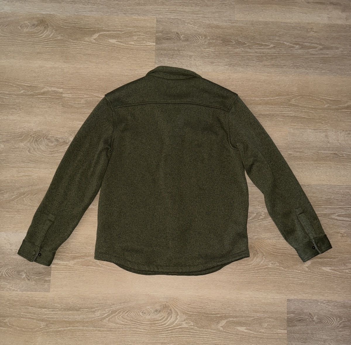 L.L. Bean L.L. Bean Green Fleece Lined Button Up Size US L / EU 52-54 / 3 - 2 Thumbnail