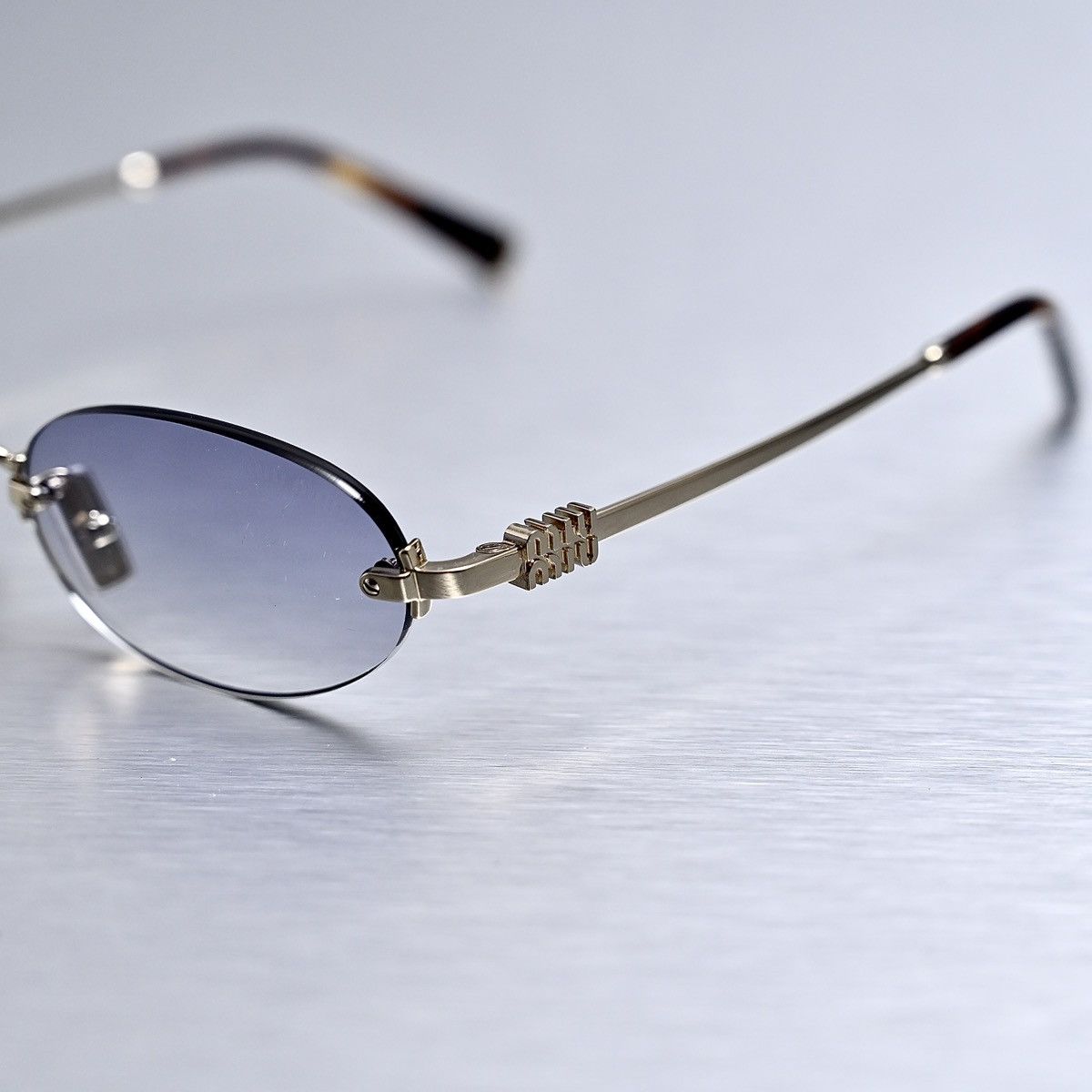 Miu Miu MIU MIU 0MU A54S ZVN80O SUNGLASSES Size ONE SIZE - 3 Thumbnail