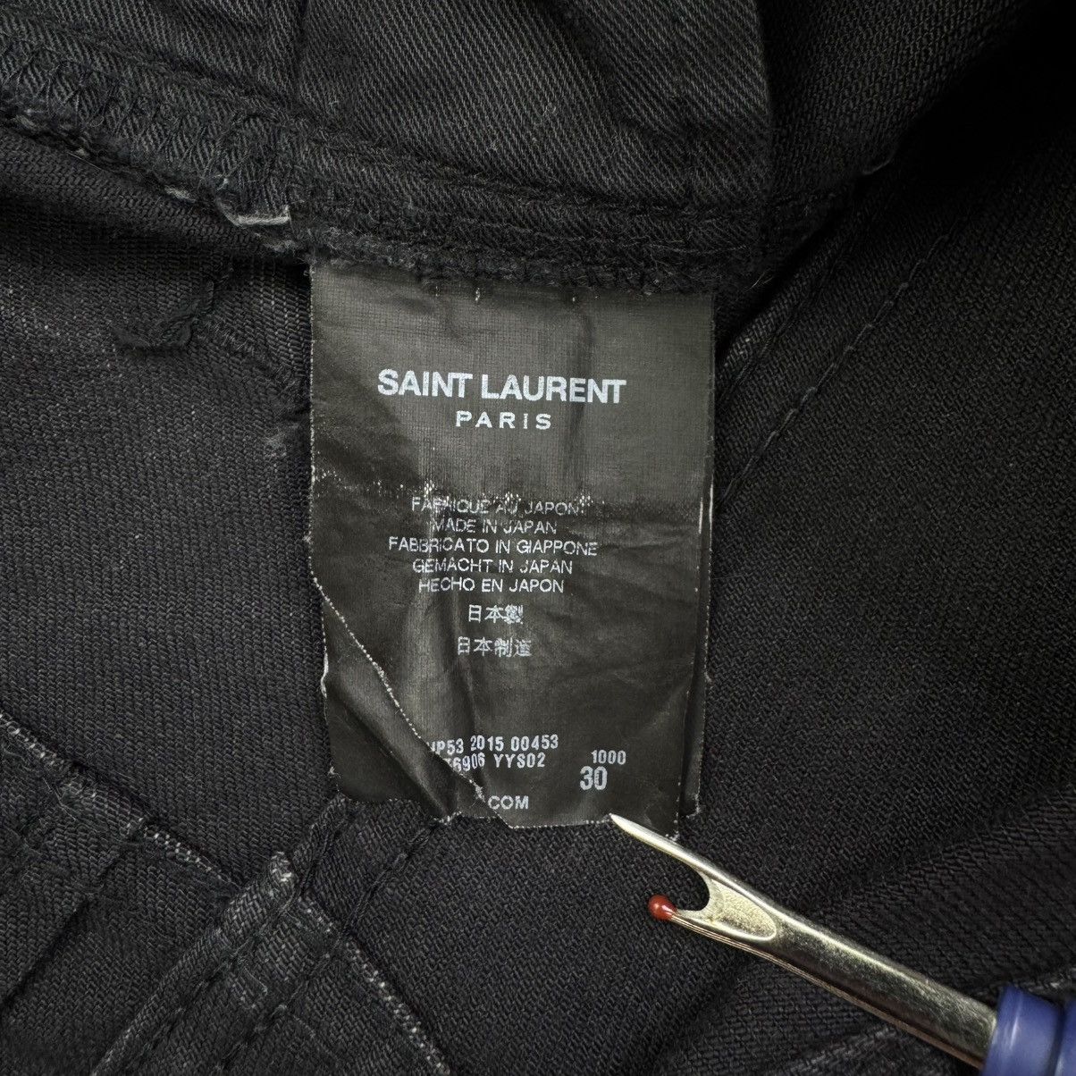 Saint Laurent Paris SAINT LAURENT PARIS SS15 BLACK D02 DENIM Size US 30 / EU 46 - 4 Thumbnail