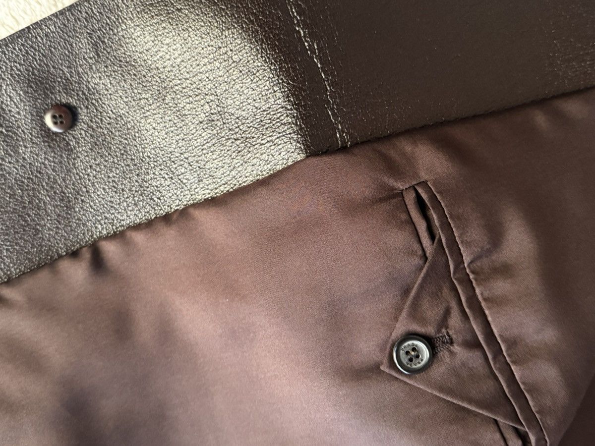 Prada Prada Milano Leather Overcoat (Brown Calfskin) Size US M / EU 48-50 / 2 - 7 Thumbnail