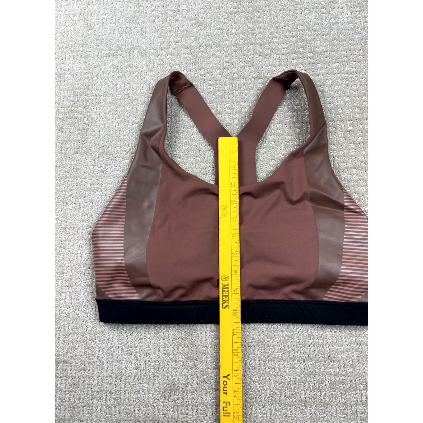 Athleta Athleta Sports Bra Womens XL Rose Pink Wireless Pullover Medium Support Full Coverage Logo Alt Allyson Felix Size ONE SIZE - 4 Thumbnail