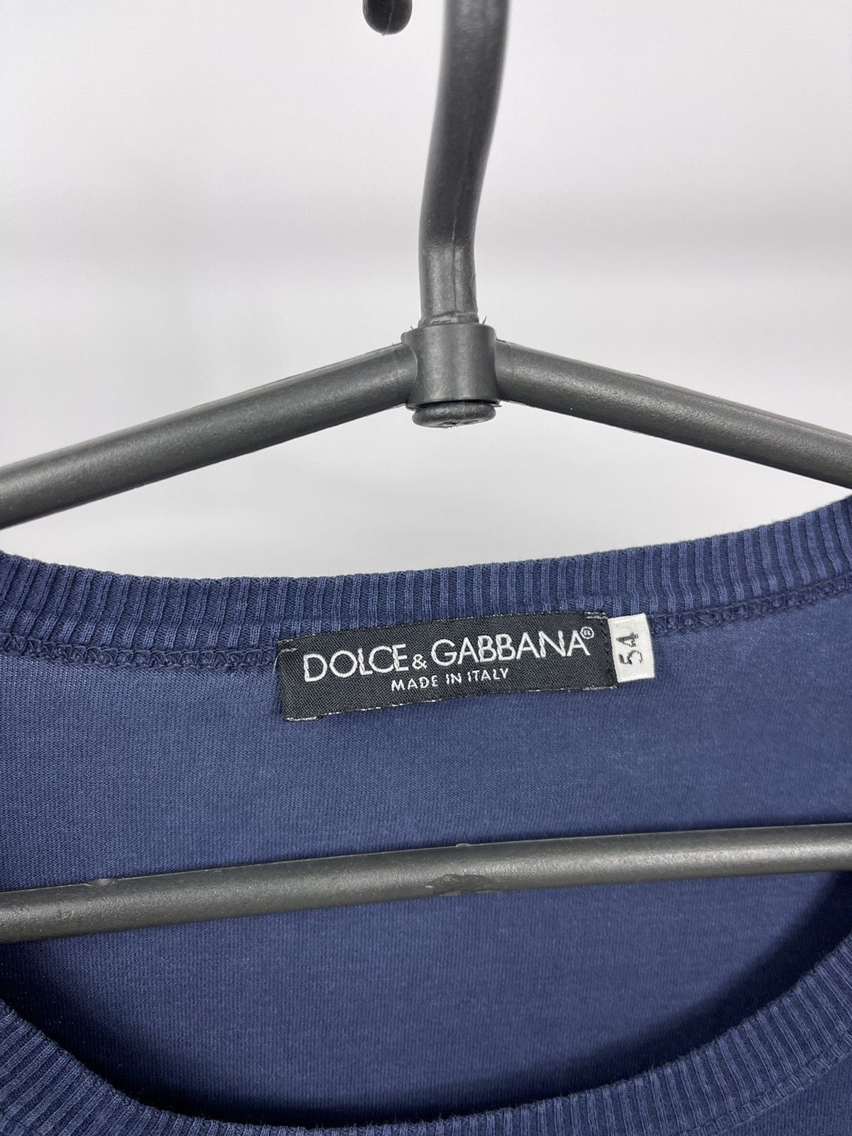 Dolce & Gabbana DOLCE & GABBANA Men's Long Sleeve Shirt Size 54 Logo Italy Size US L / EU 52-54 / 3 - 3 Thumbnail
