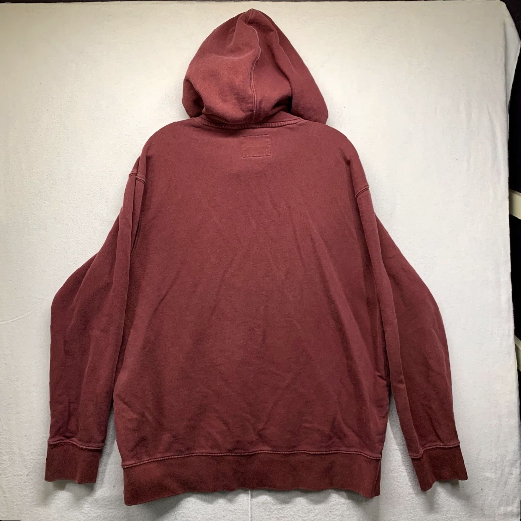 American Eagle Outfitters American Eagle Outfitters Heavyweight Hoodie Mens Large Red Spell Out Logo Pullover Size US L / EU 52-54 / 3 - 2 Thumbnail