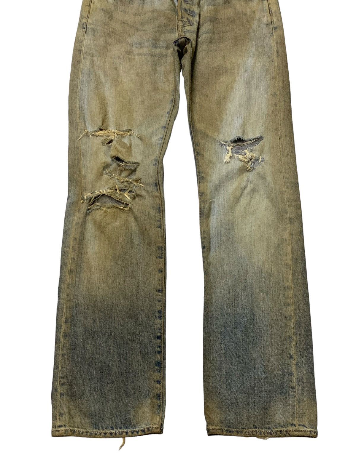 Hysteric Glamour × Levi's × Vintage Levis 501 Vintage Muddy Wash Distressed Jeans Size US 31 - 4 Thumbnail
