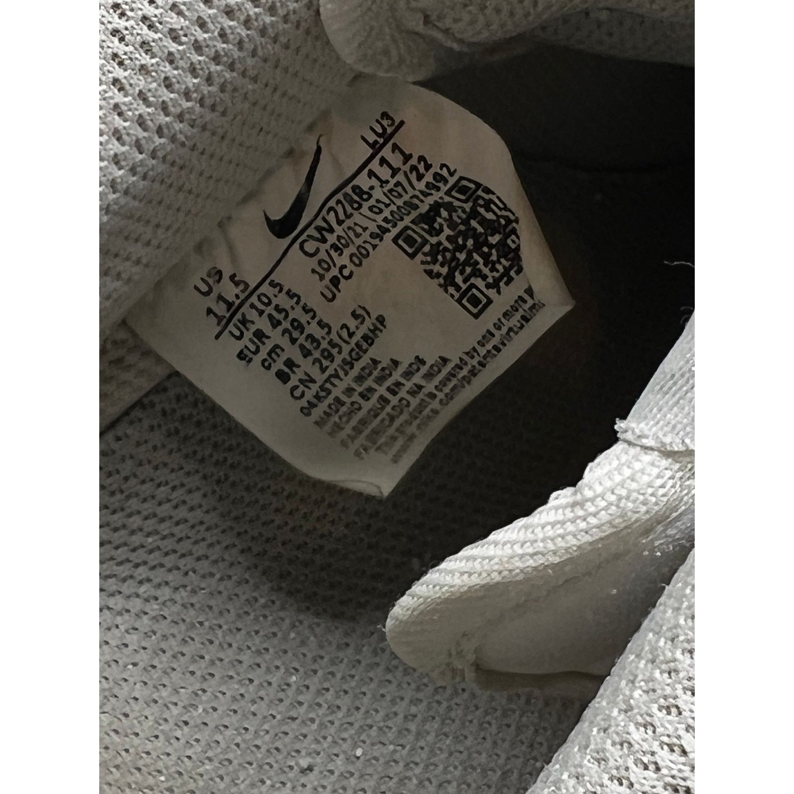 Nike Nike White Air Force 1 Model CW2288-111 Mens 11.5 Size US 11.5 / EU 44-45 - 7 Thumbnail