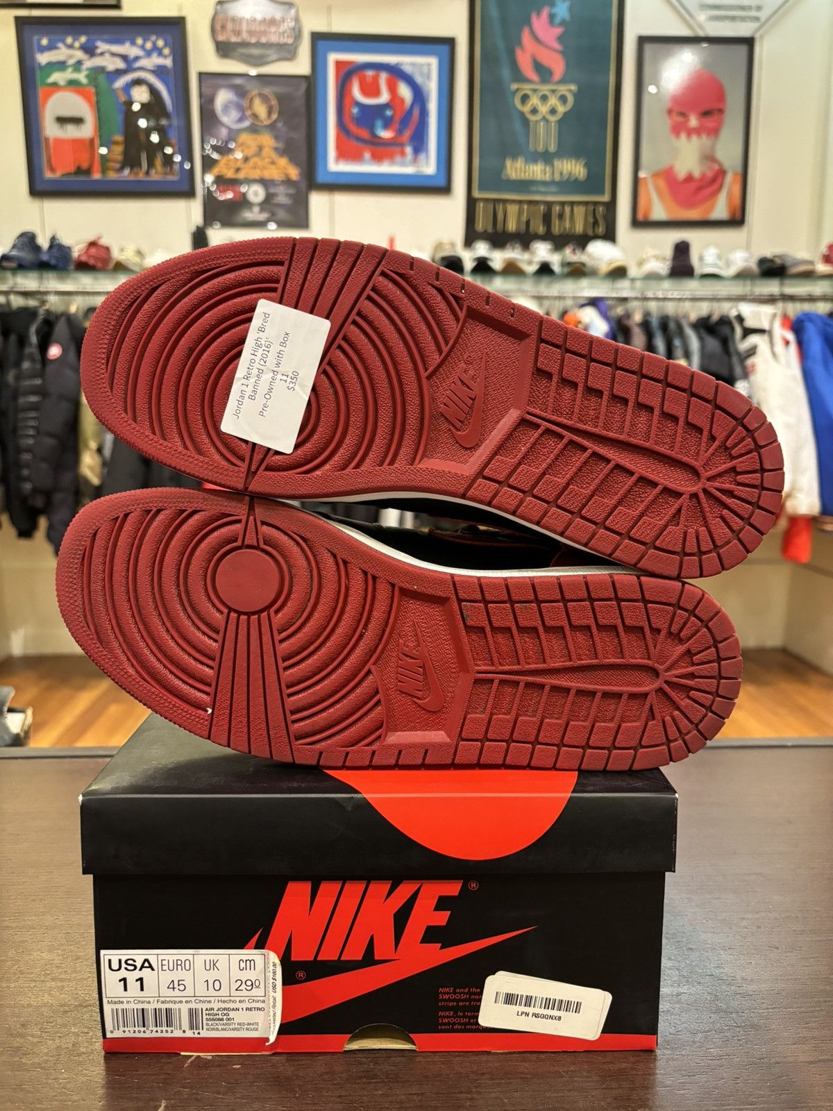 Jordan Brand Jordan 1 Retro High Bred (2016) Size US 11 / EU 44 - 6 Thumbnail