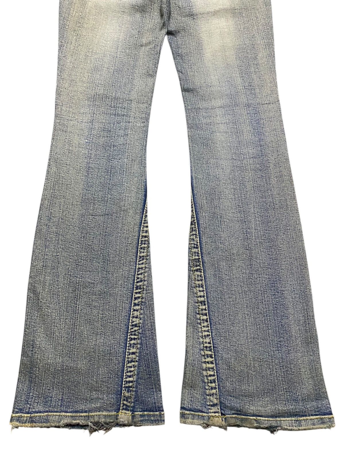 True Religion Vintage Japanese Brand Rusty Mud Wash Distressed Flare Jeans Size US 30 / EU 46 - 6 Thumbnail