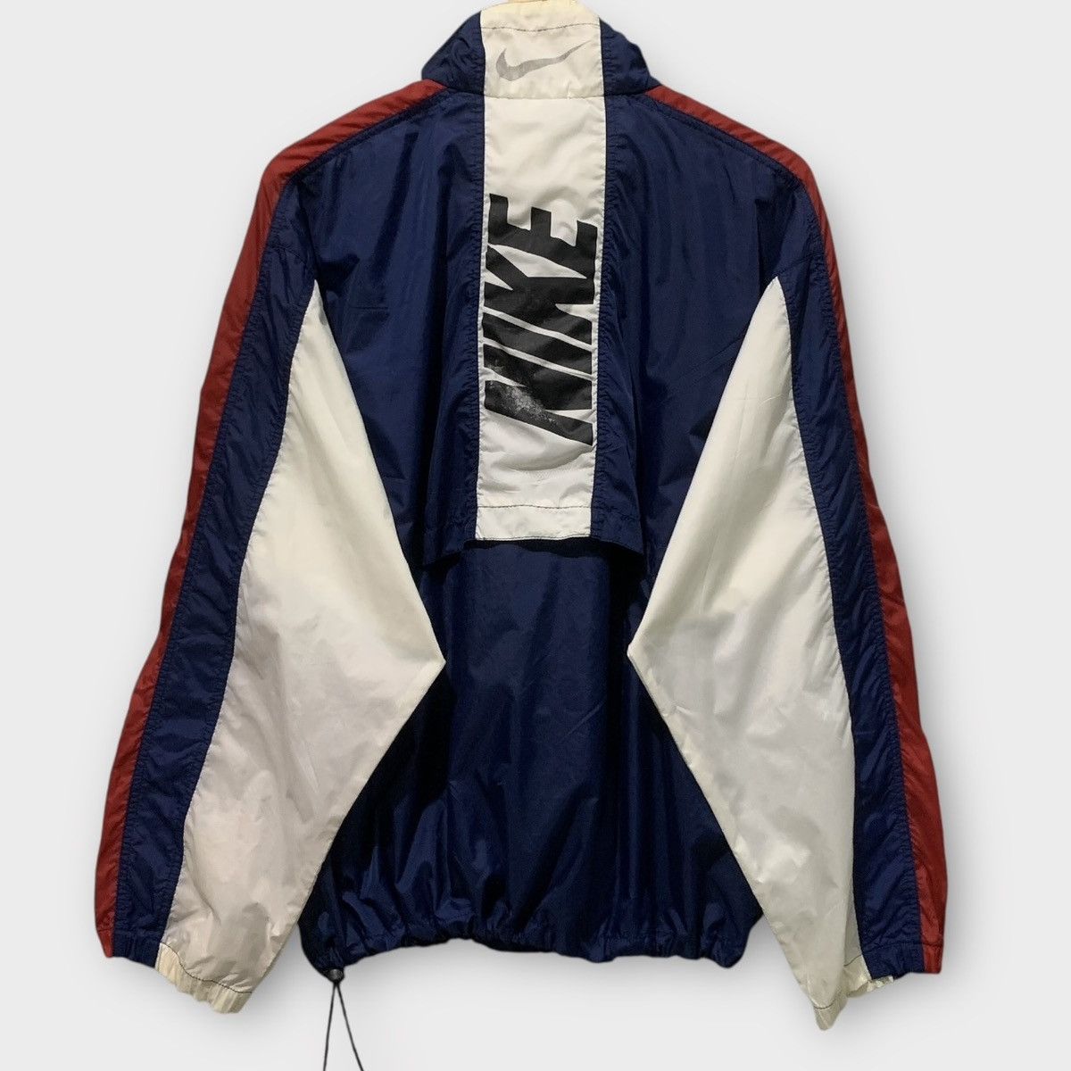 Nike VINTAGE 90s NIKE ZIPPER WINDBREAKER BIG LOGO Size US L / EU 52-54 / 3 - 2 Thumbnail