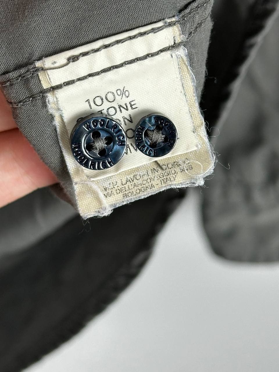 Woolrich Woolen Mills Woolrich Woolen Mills Grey Cotton Casual Mens XL Size US XL / EU 56 / 4 - 10 Thumbnail