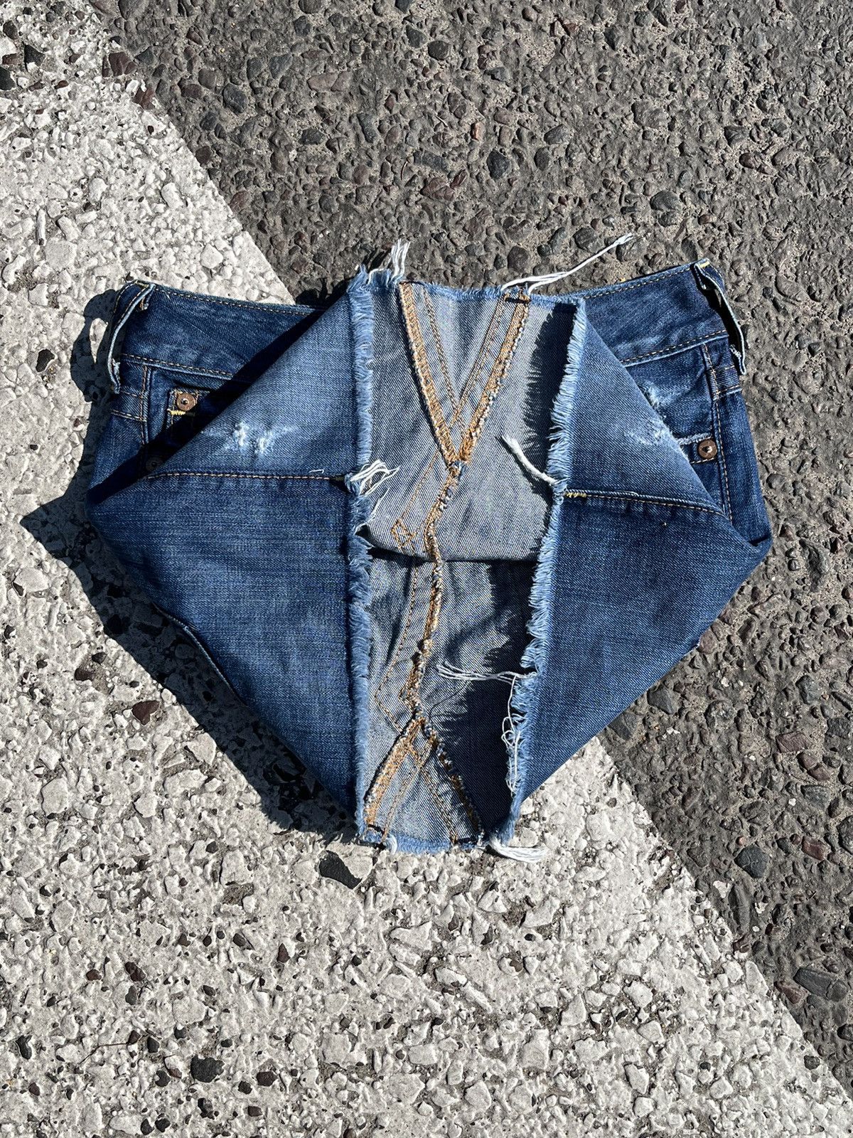 True Religion Vintage True Religion Skirt Jeans Size XXS / US 00 / IT 34 - 7 Thumbnail