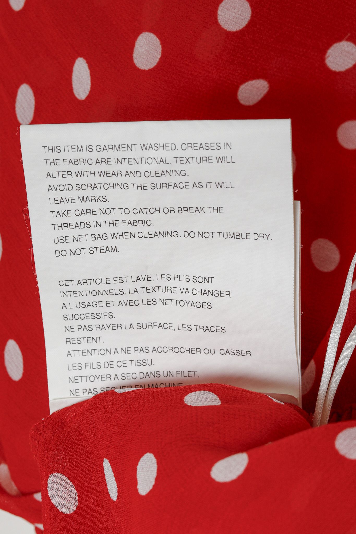 Comme des Garcons Comme Des Garçons AD 2013 Red Polka Dot Culottes Shorts Size 36" / US 14 / IT 50 - 11 Thumbnail