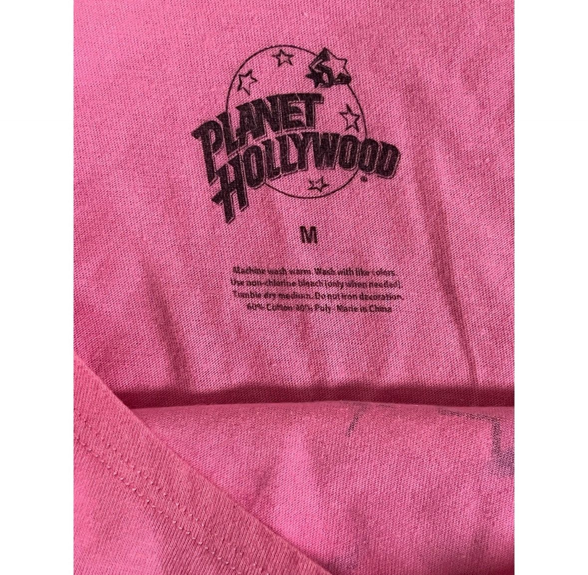 Planet Hollywood Planet Hollywood Graphic Tie-Front Tank Top Shirt Size M 🌎✨ Size M / US 6-8 / IT 42-44 - 4 Thumbnail