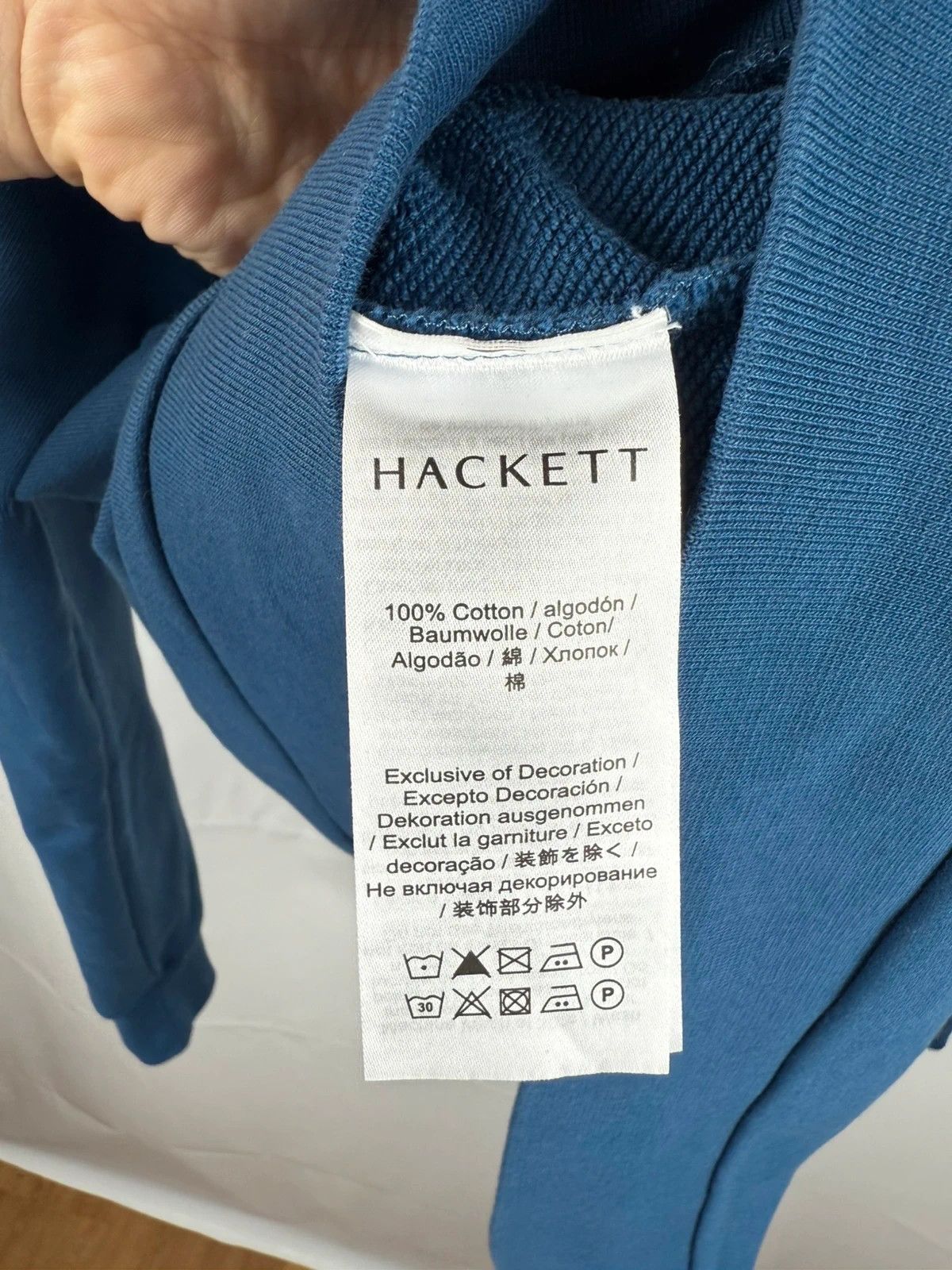 Hackett Hackett Crew Neck Sweatshirt Classic Logo Men size XXL Size US XXL / EU 58 / 5 - 7 Thumbnail