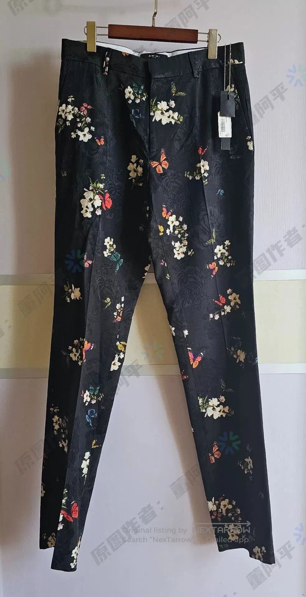 Amiri Amiri Men's Floral Wool Trousers. Size US 34 / EU 50 - 1 Thumbnail