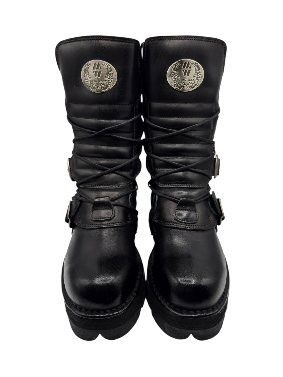 New Rock Vintage New Rock heeled mid-calf boots Size 40 Size US 10 / IT 40 - 2 Thumbnail