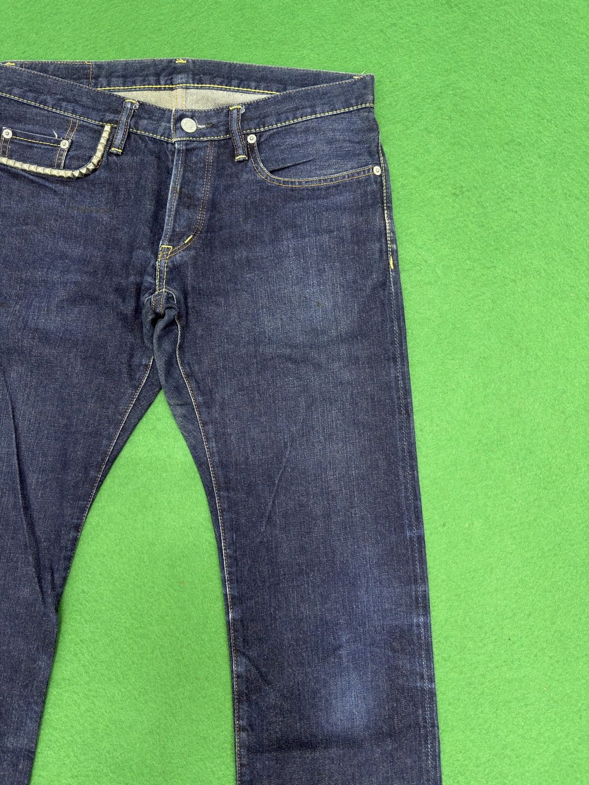 Hysteric Glamour A24 STUDDED HYSTERIC GLAMOUR SELVEDGE Size US 32 / EU 48 - 3 Thumbnail