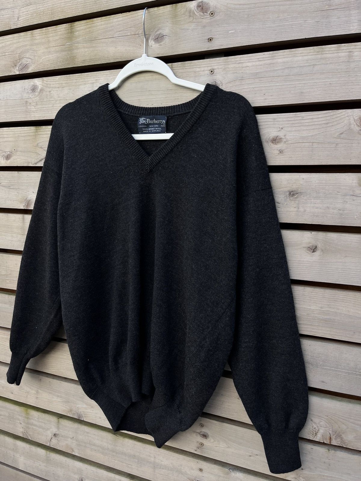 Burberry × Vintage Burberry Wool Sweater Pullover Jumper Size US M / EU 48-50 / 2 - 2 Thumbnail