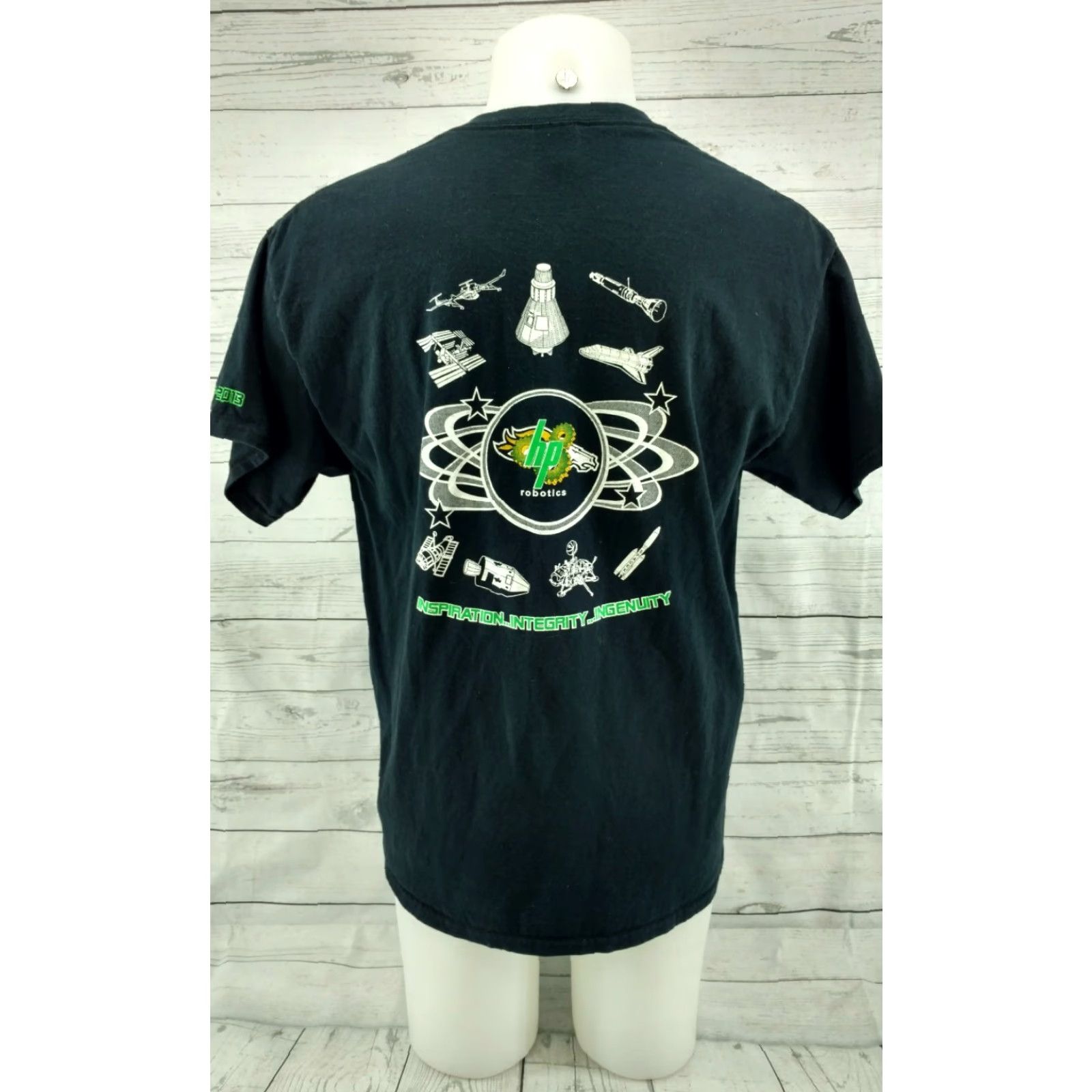 Gildan Gildan T-Shirt 2012 Warp XX space hp robotics Black Size Large Men Graphic Tee Short Sleeve 100% Cotton Size US L / EU 52-54 / 3 - 5 Thumbnail
