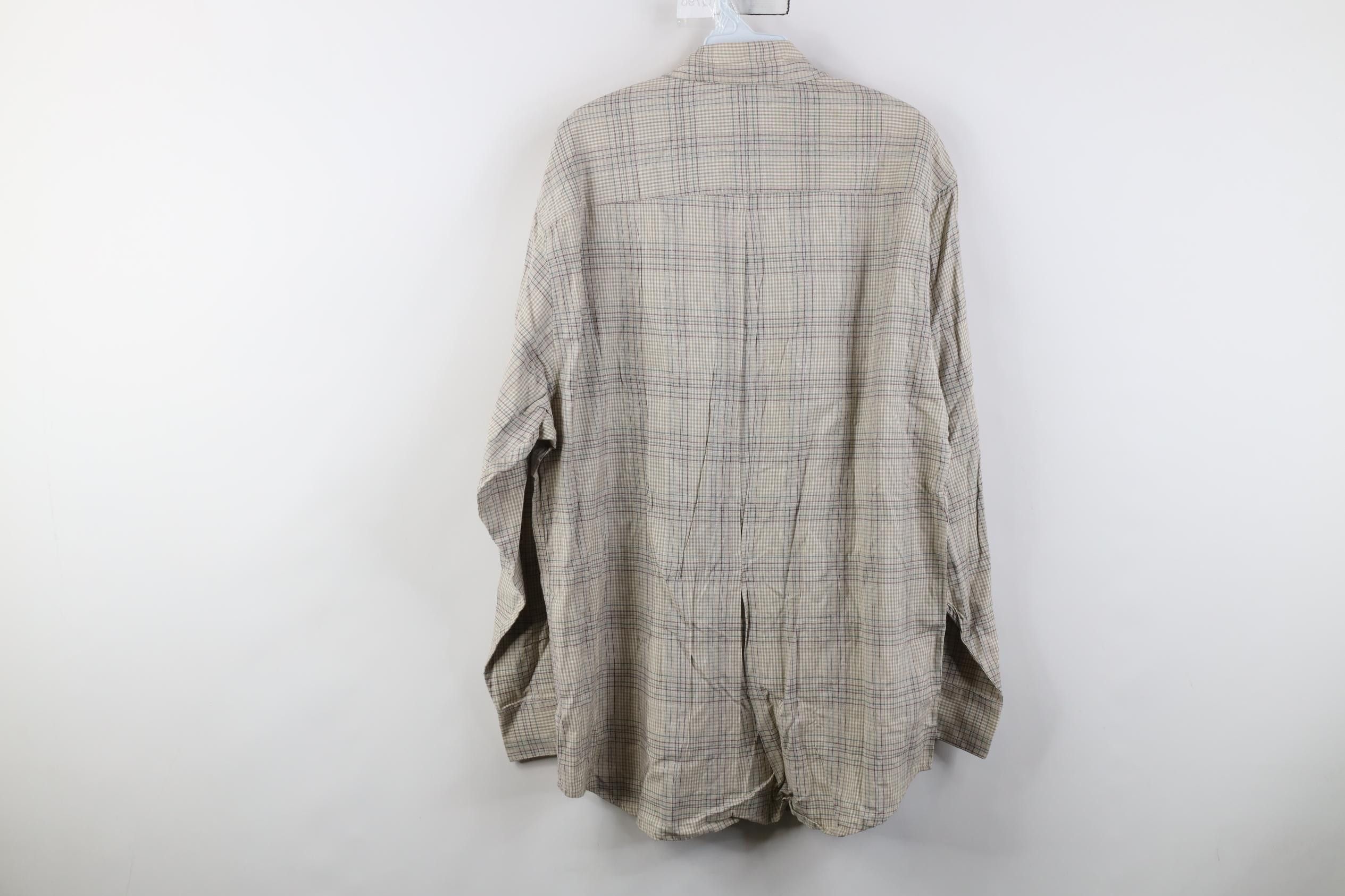 Vintage Deadstock Vintage 90s Streetwear Gabardine Button Shirt Size US L / EU 52-54 / 3 - 11 Thumbnail