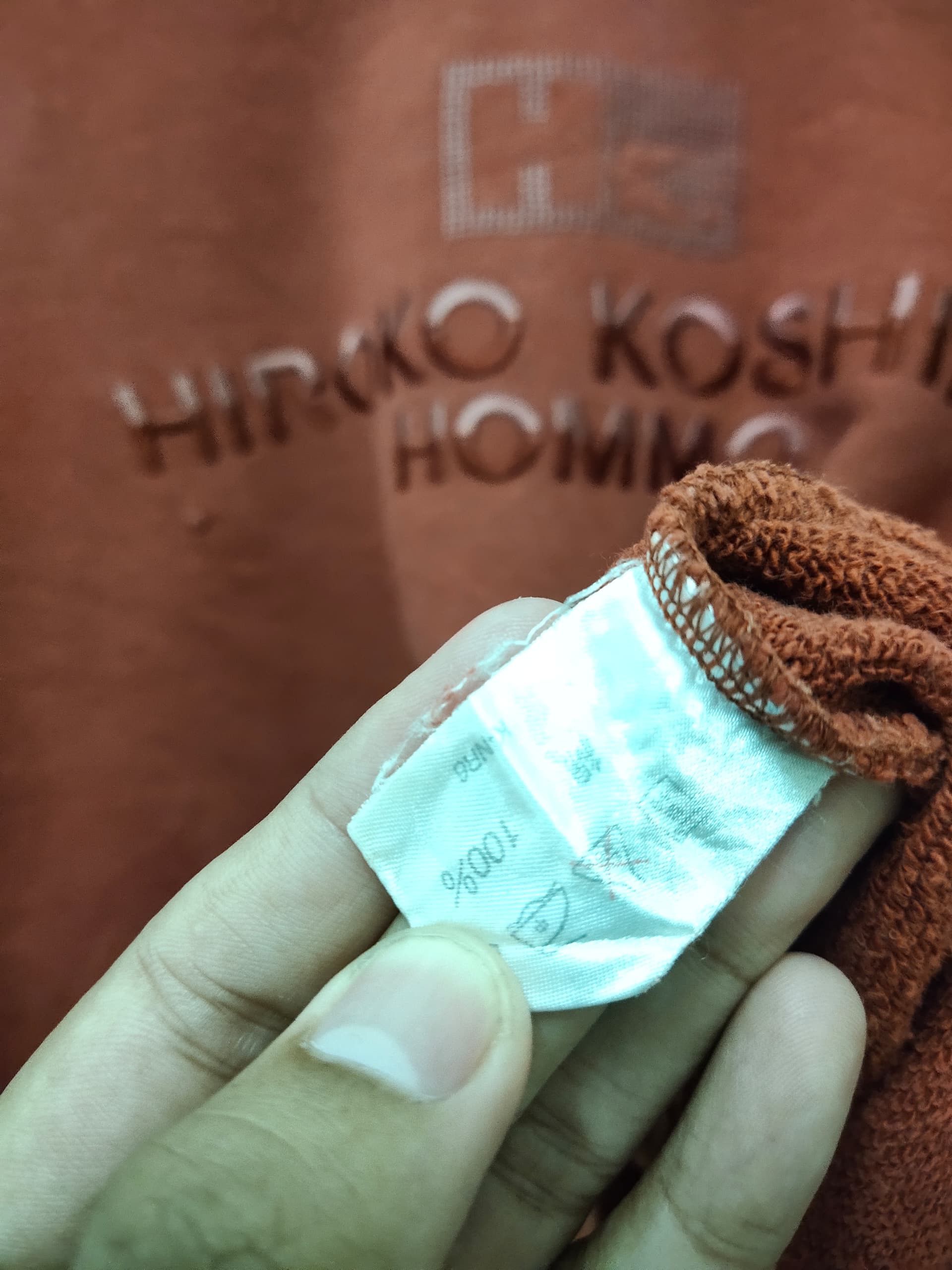 Hiroko Koshino Homme Vintage Hiroko Koshino Homme Big logo sweatshirt Size US M / EU 48-50 / 2 - 5 Thumbnail