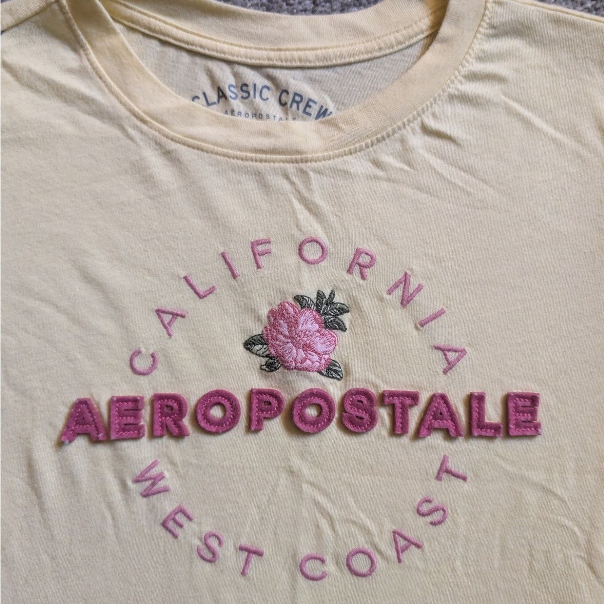 Aeropostale Aeropostale Floral Graphic Tee Size Large Size L / US 10 / IT 46 - 4 Thumbnail