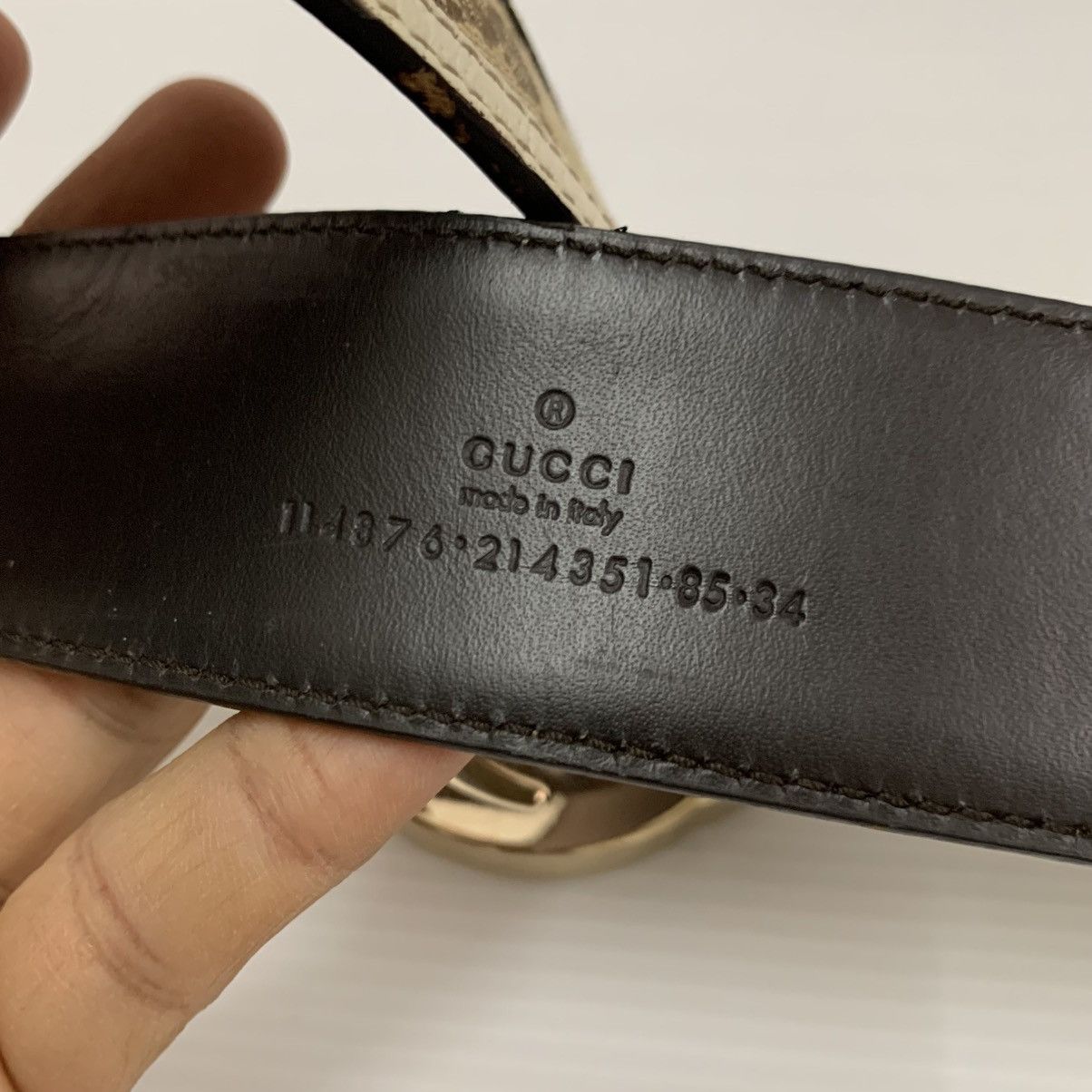 Gucci Gucci Monogram Belt Size 34 - 9 Thumbnail