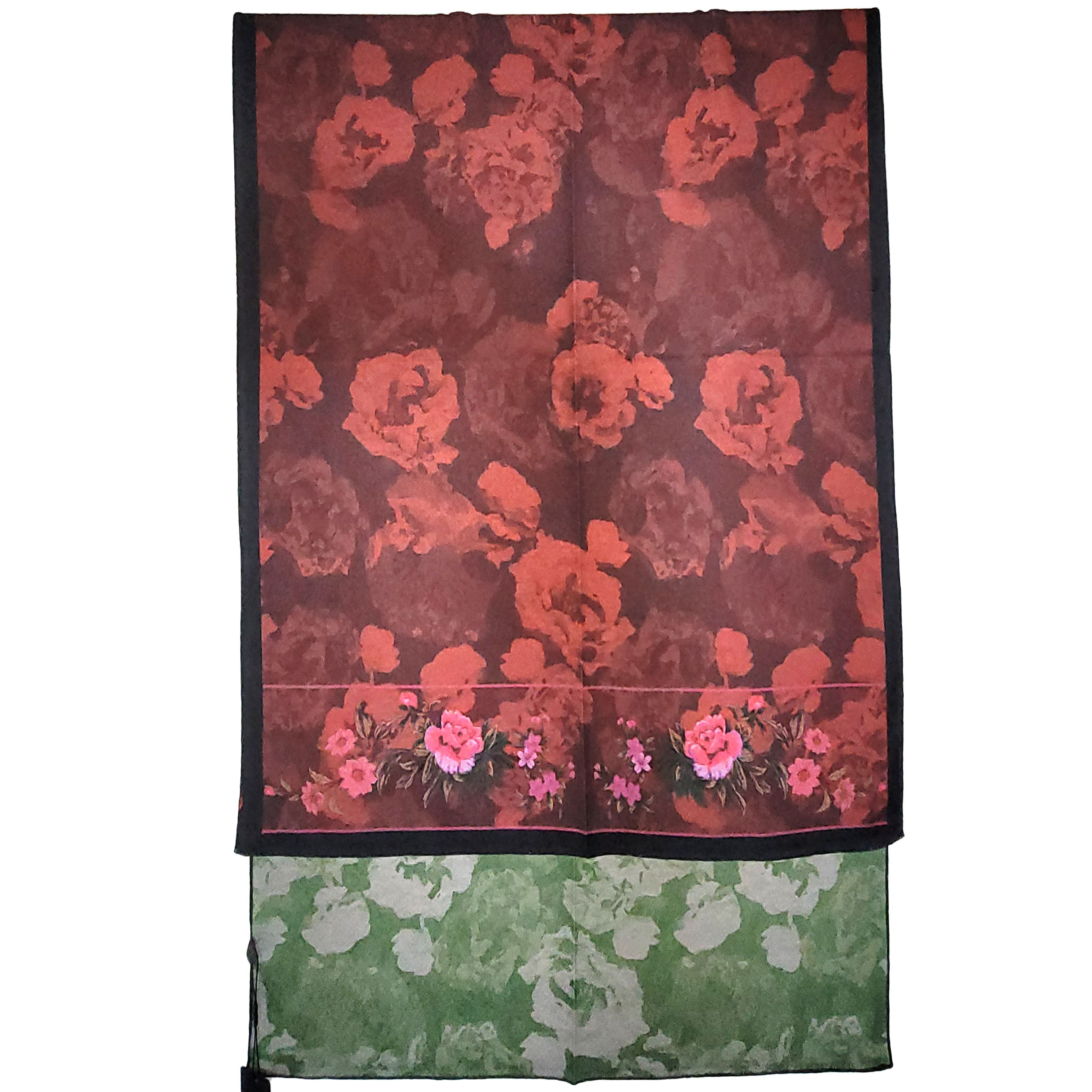 Other NWT Double-Sided Silk Scarf 27"x70" Long Rectangle Wrap 3327 Size ONE SIZE - 2 Thumbnail