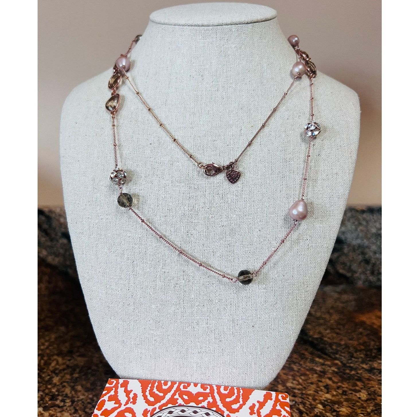 & Other Stories Stella and Dot Anabelle Necklace Faux Pearl Goldtone Size ONE SIZE - 1 Preview
