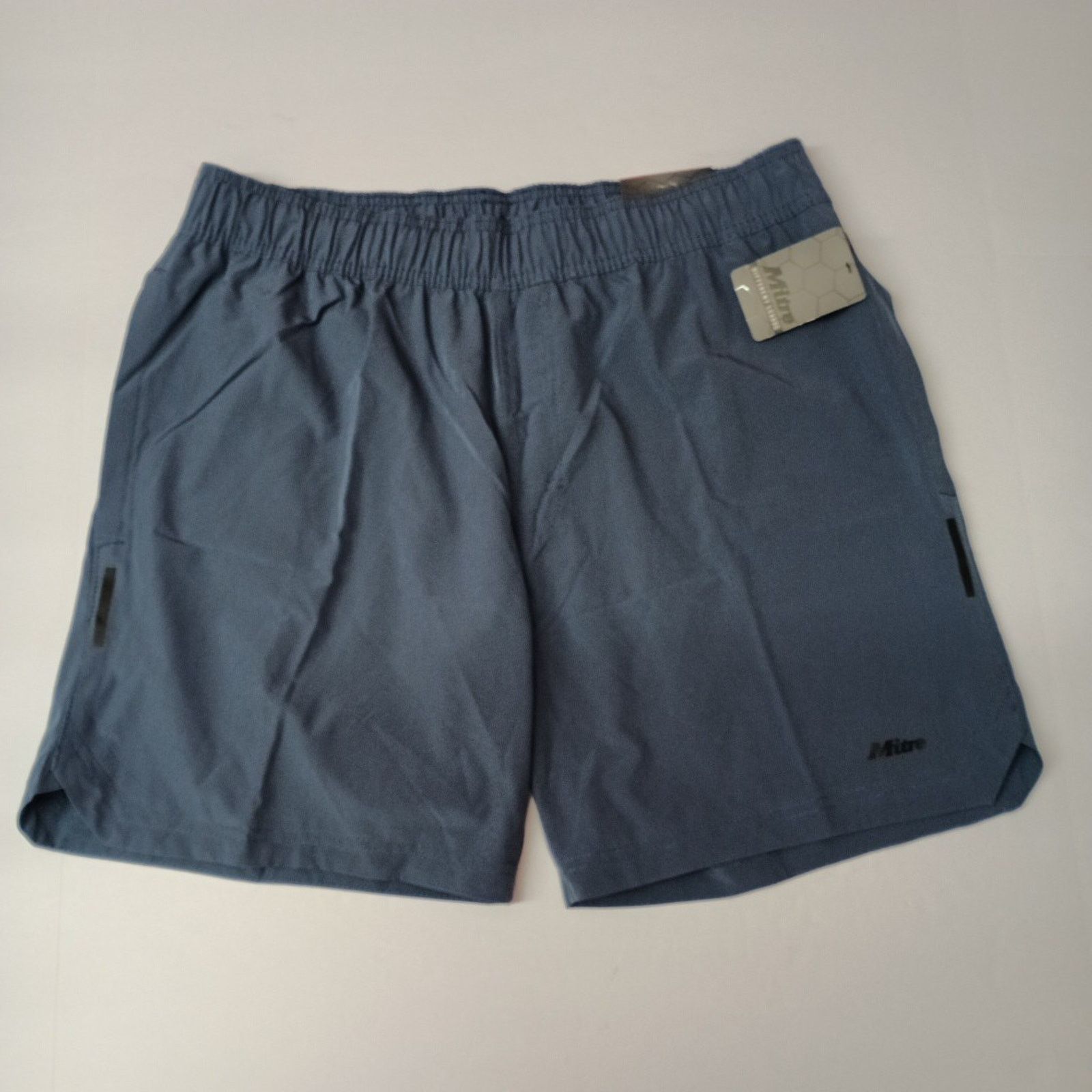 Other Mitre Men’s L Elastic Waist Blue Shorts With 7” Inseam NWT Size US 34 / EU 50 - 1 Thumbnail