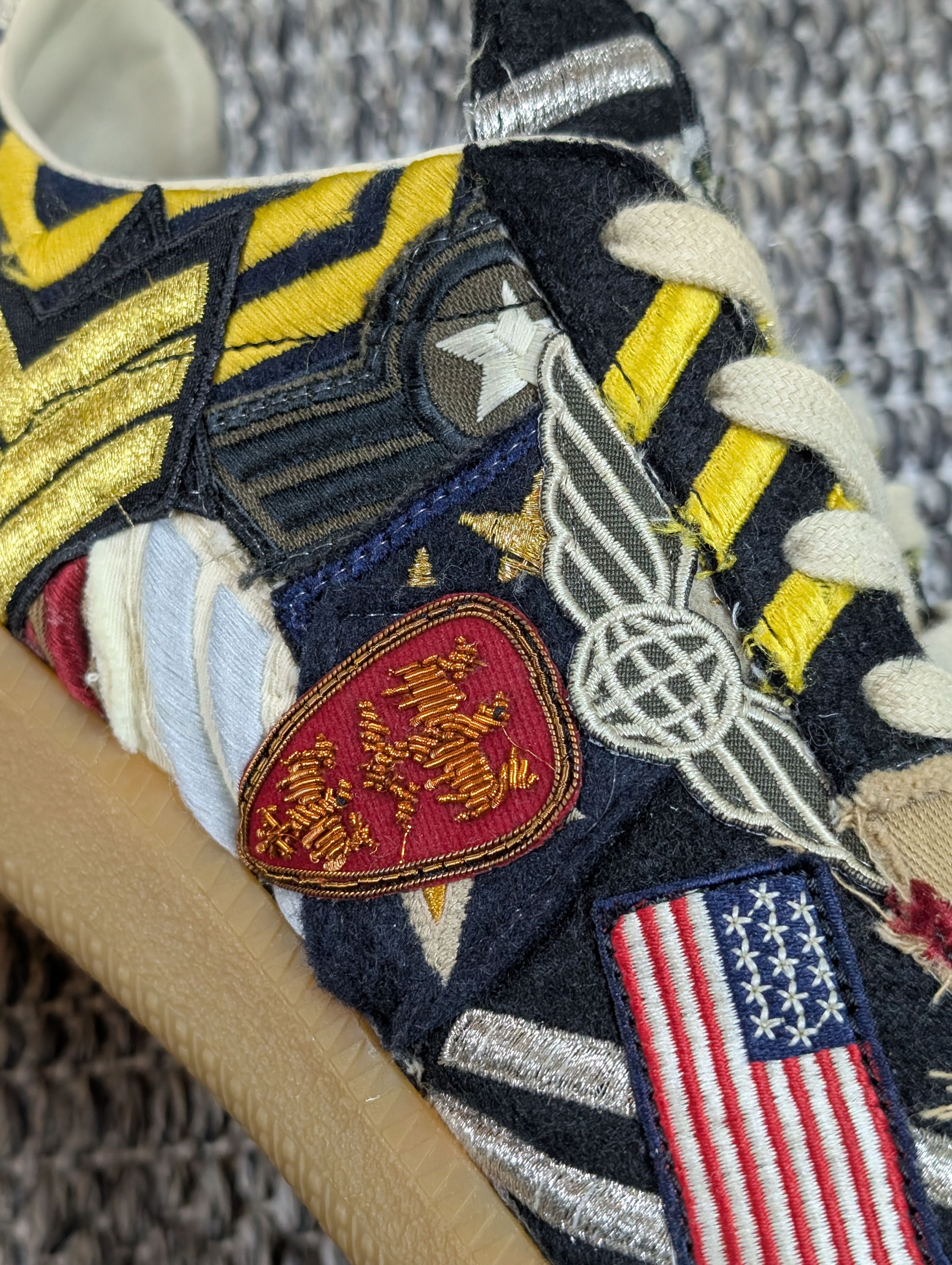 Maison Margiela Maison Margiela Artisanal Army Military Patch 2016 GAT Shoes Size US 10 / EU 43 - 13 Thumbnail