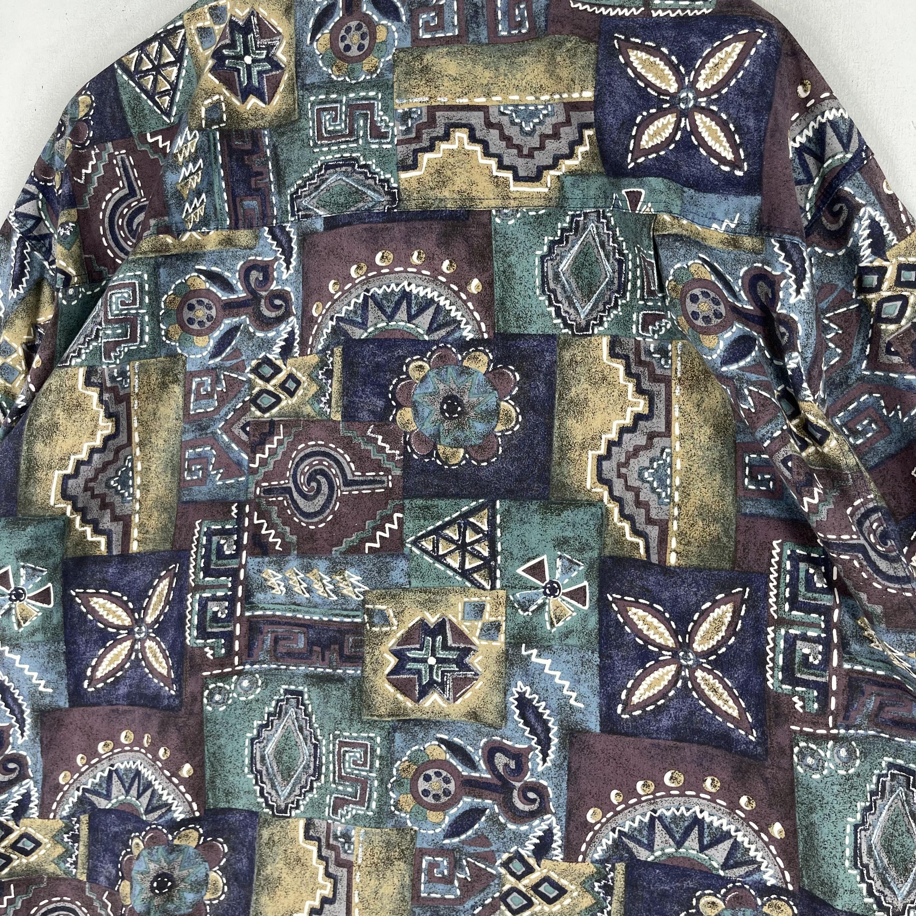 Japanese Brand × Vintage Vintage Pop Art Psychedelic Crazy Funky Pattern Shirt Size US L / EU 52-54 / 3 - 7 Thumbnail